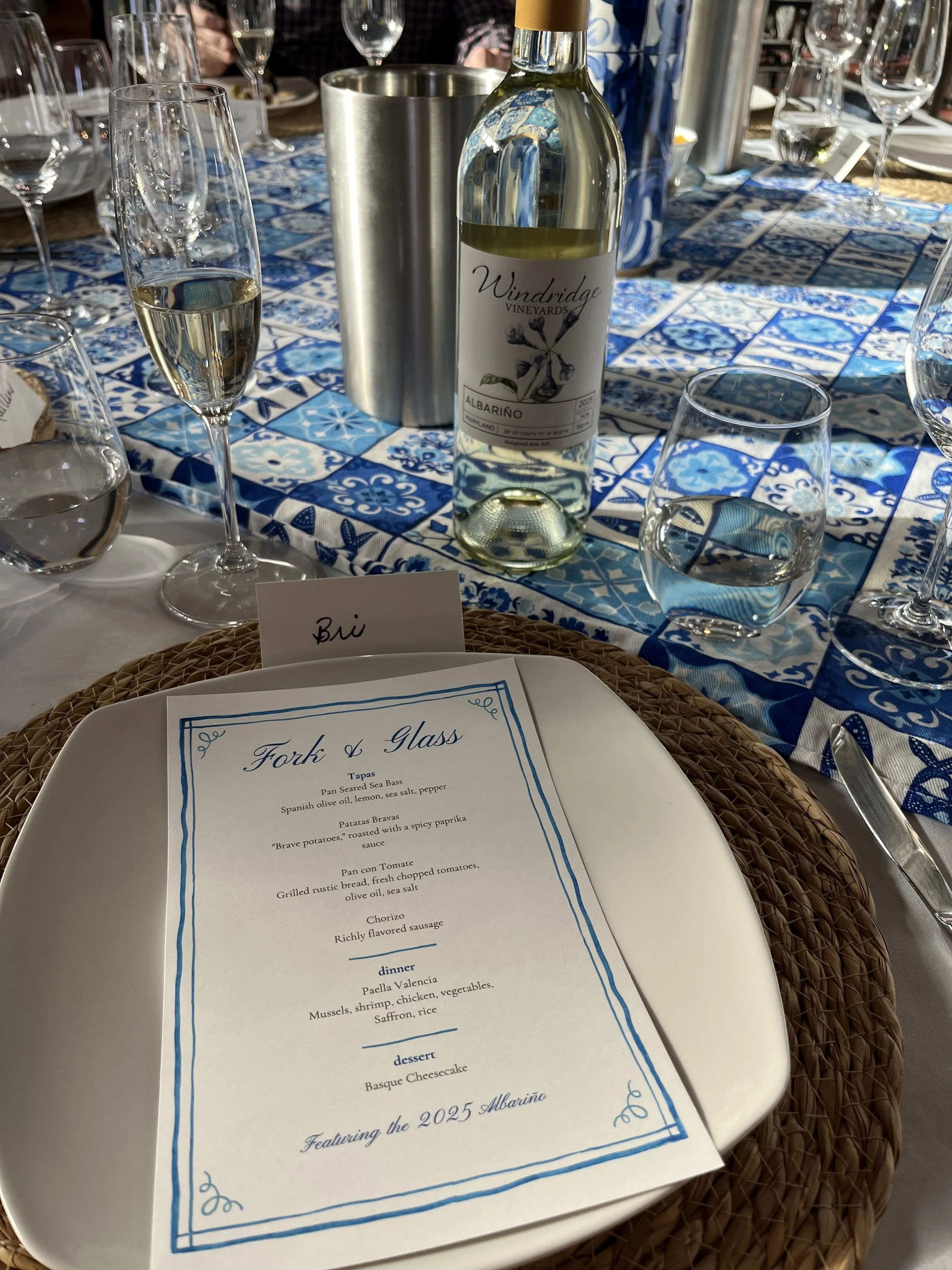 Fork &amp; Glass:                                     An Evening at Windridge Vineyards