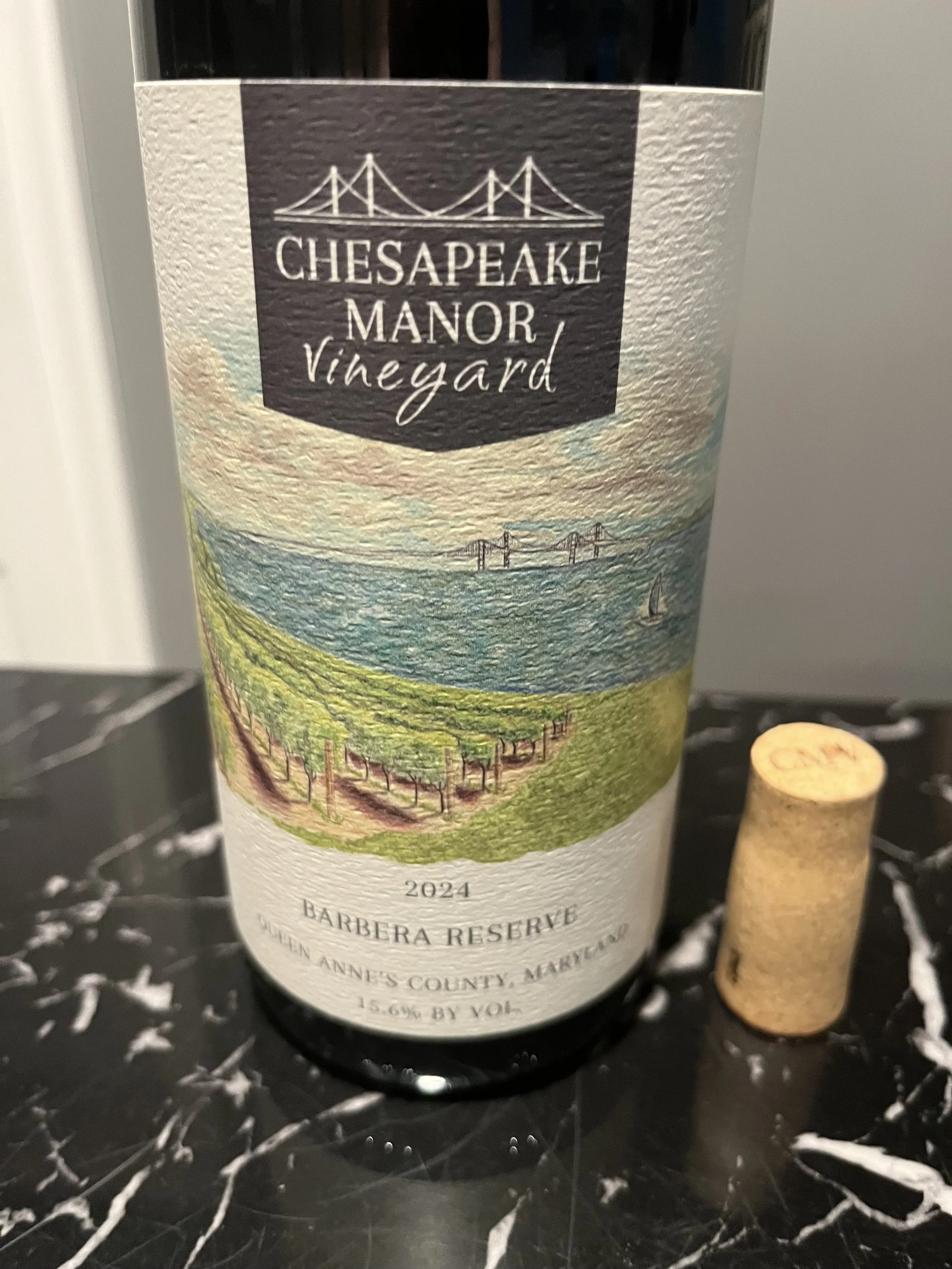 Chesapeake Manor Vineyard: 2024 Barbera Reserve