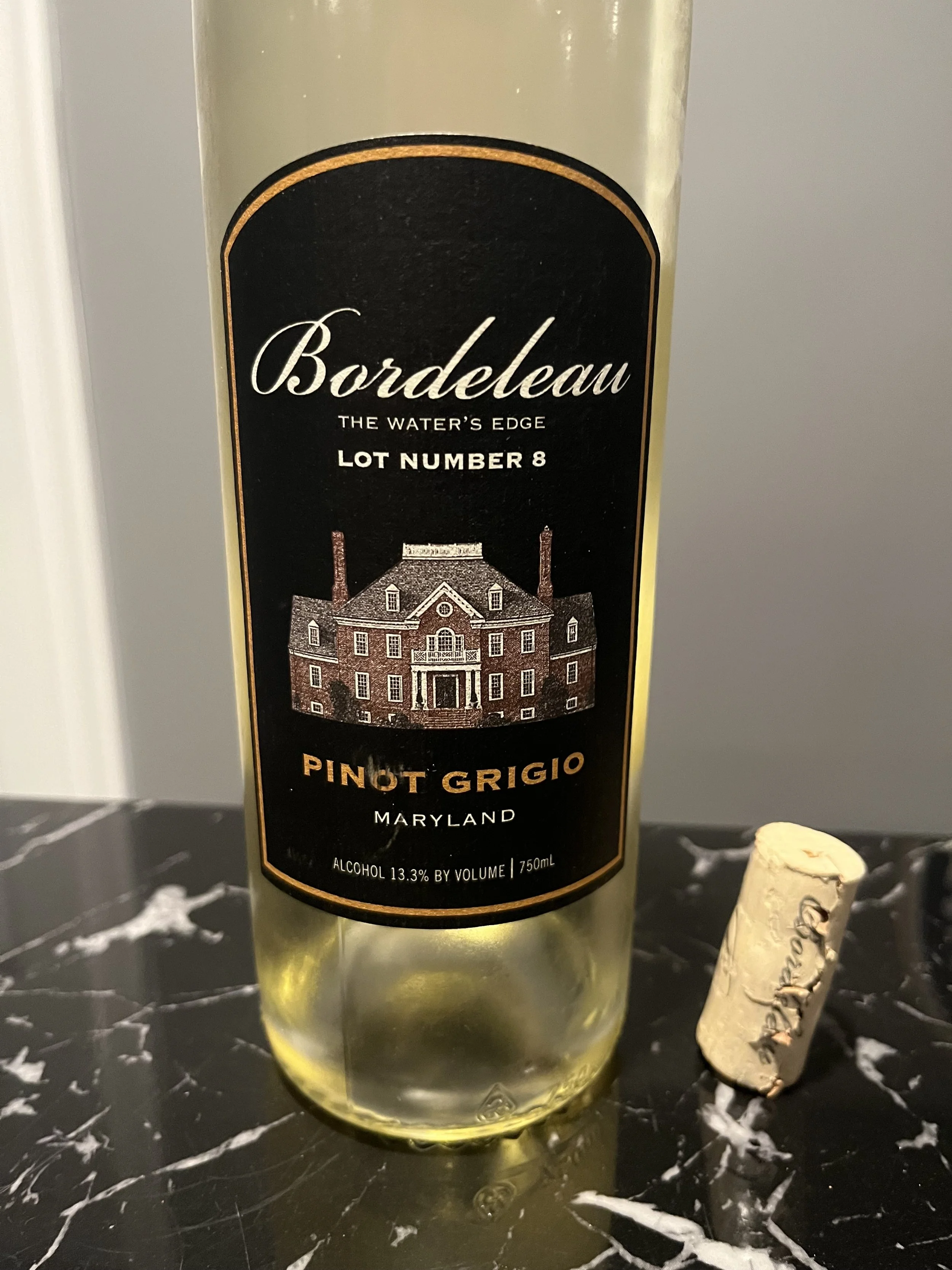 Bordeleau Vineyard and Winery: Lot 8 Pinot Grigio