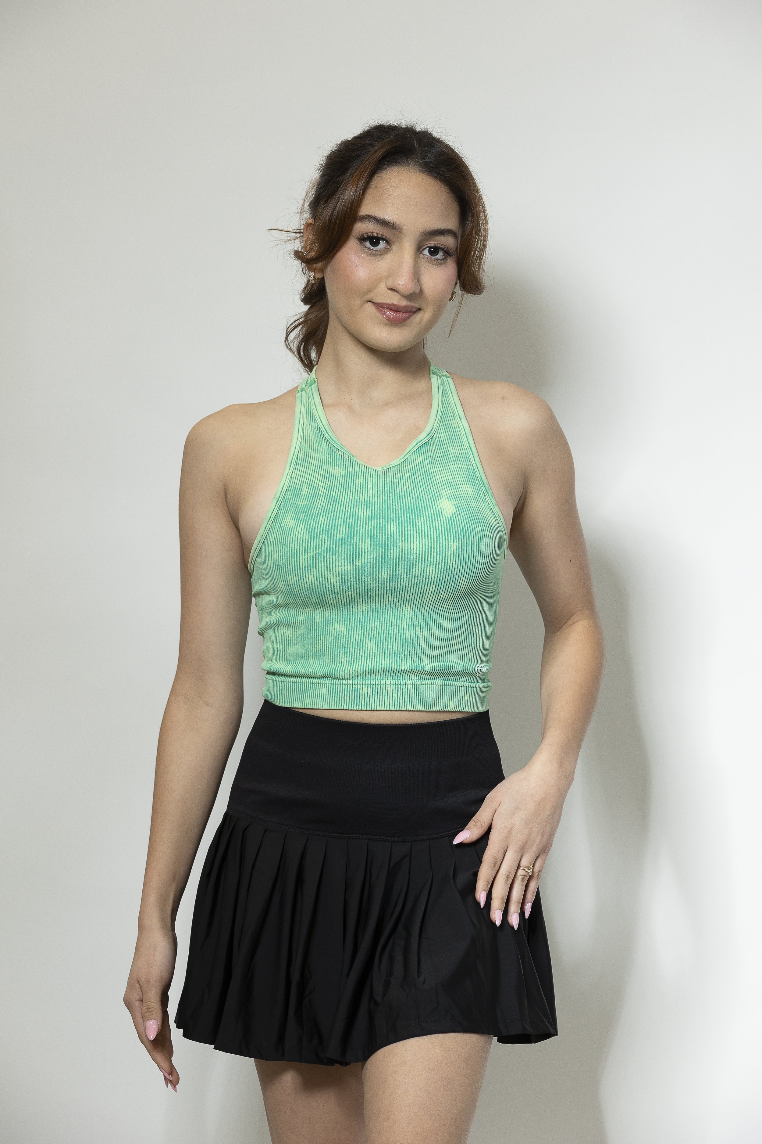 Ribbed Racerback Crop Top