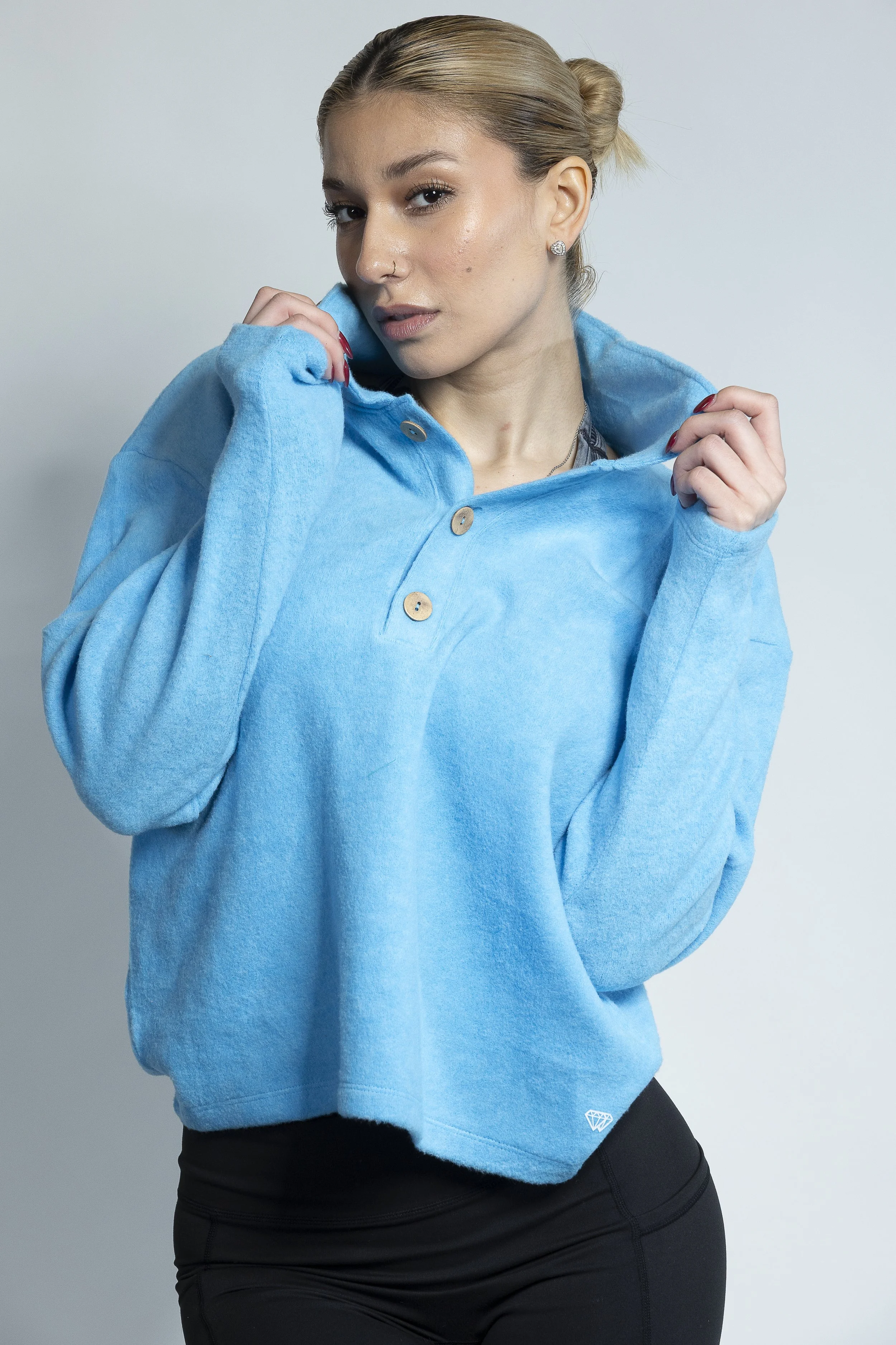 Soft Cozy Sweater with Chic Collar