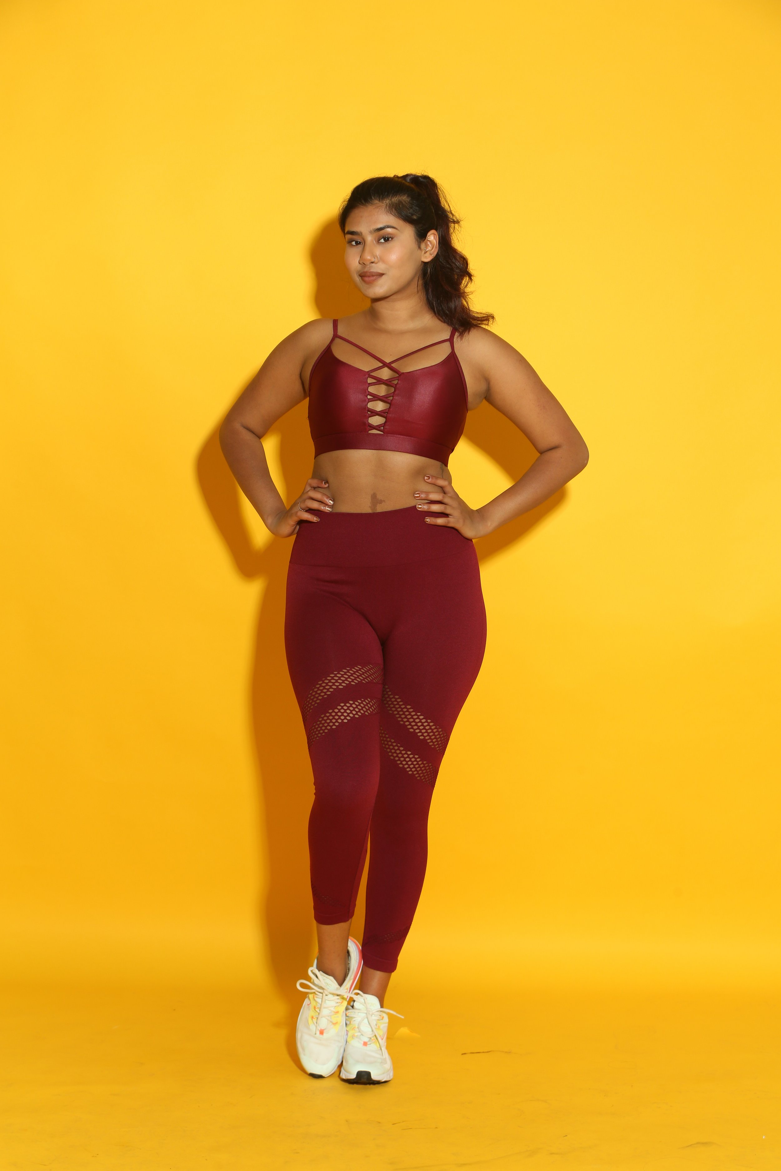 Liquid Sports Bra Red