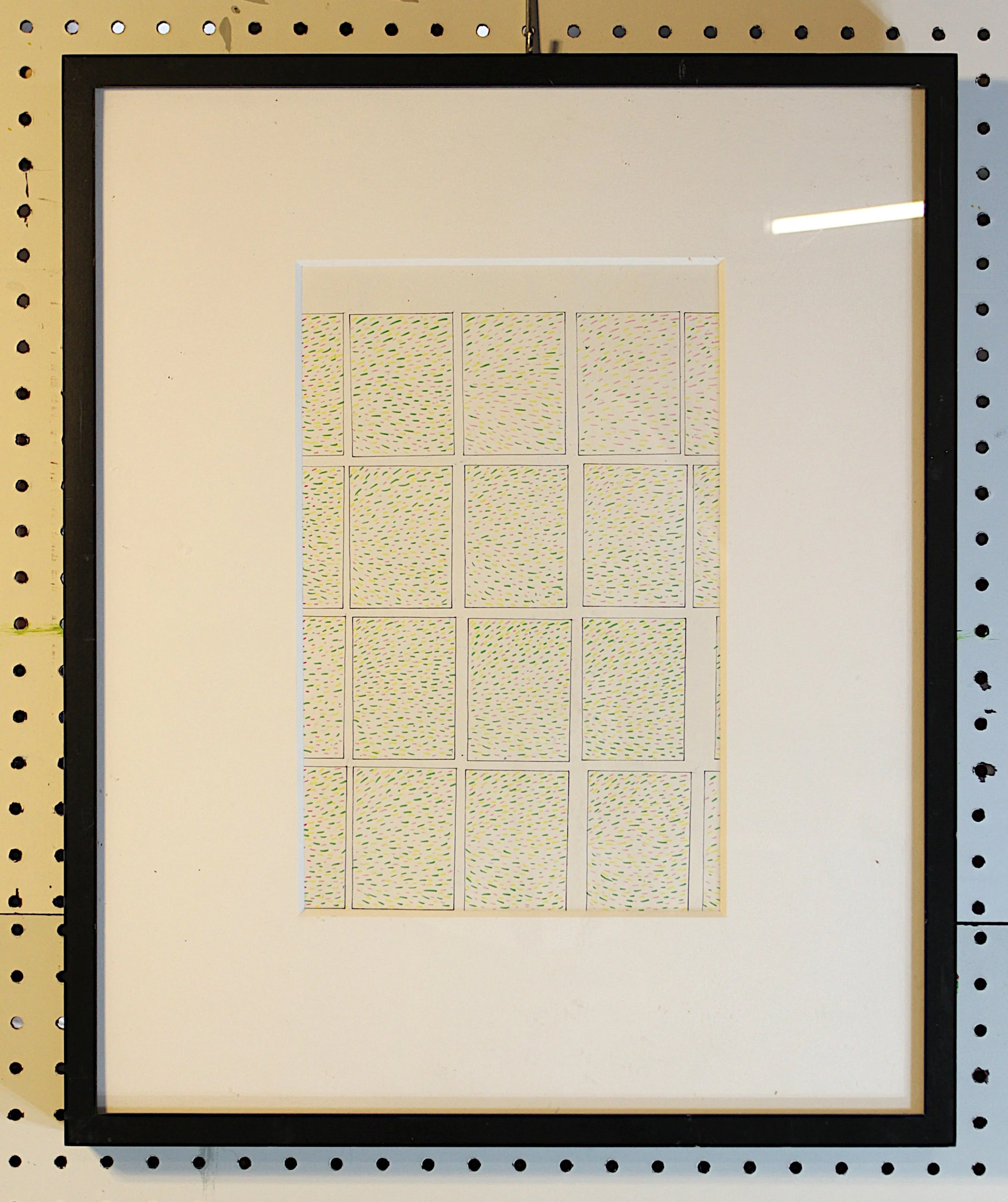 Animation Frame (2007) 
Marker on paper, framed