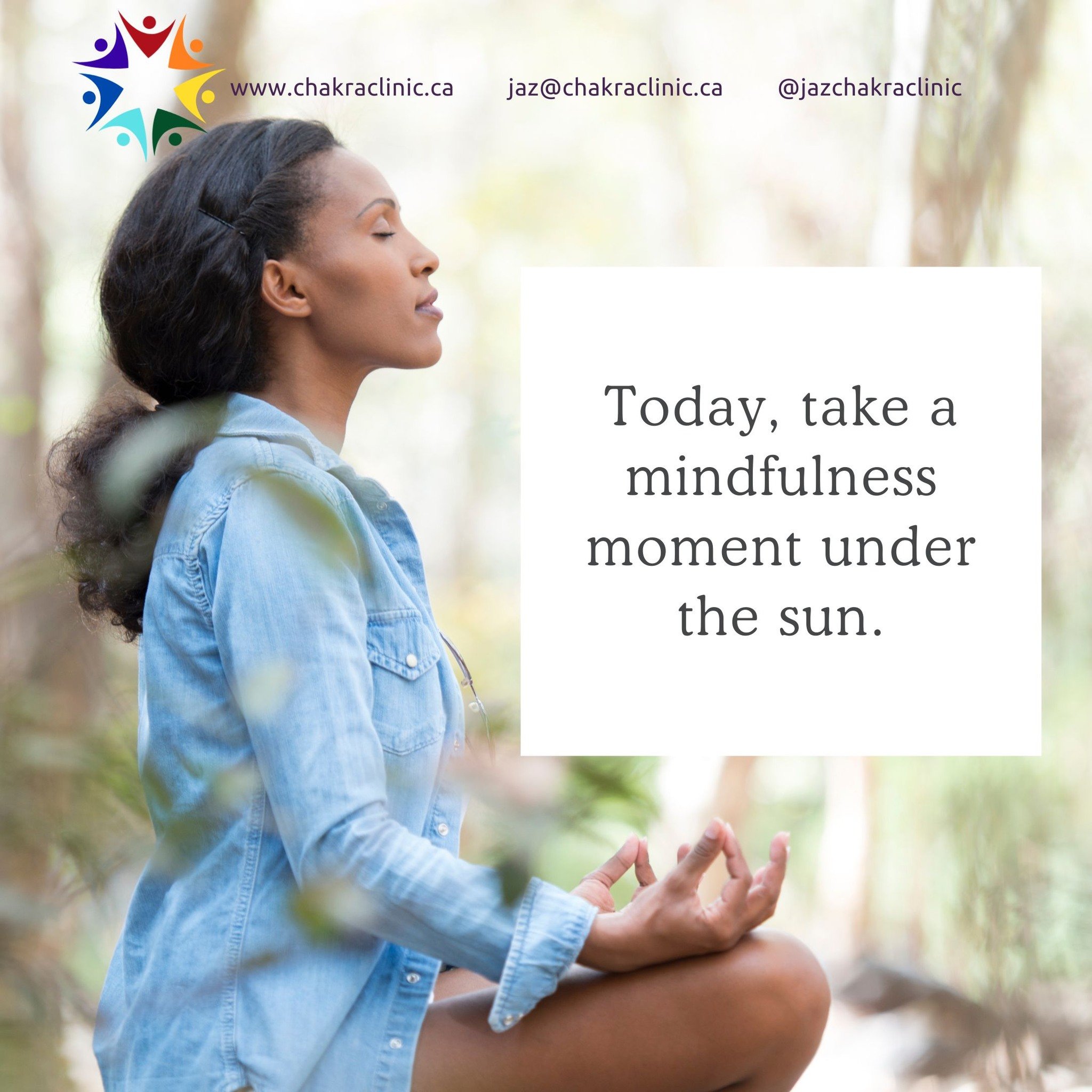 🌞✨ Take a Mindful Pause with the Sun! ✨🌞

Feeling overwhelmed or disconnected? Let's embrace a simple, yet powerful mindfulness exercise to reset and reconnect with the present moment. All you need is 5 minutes and a spot where the sun gently touch