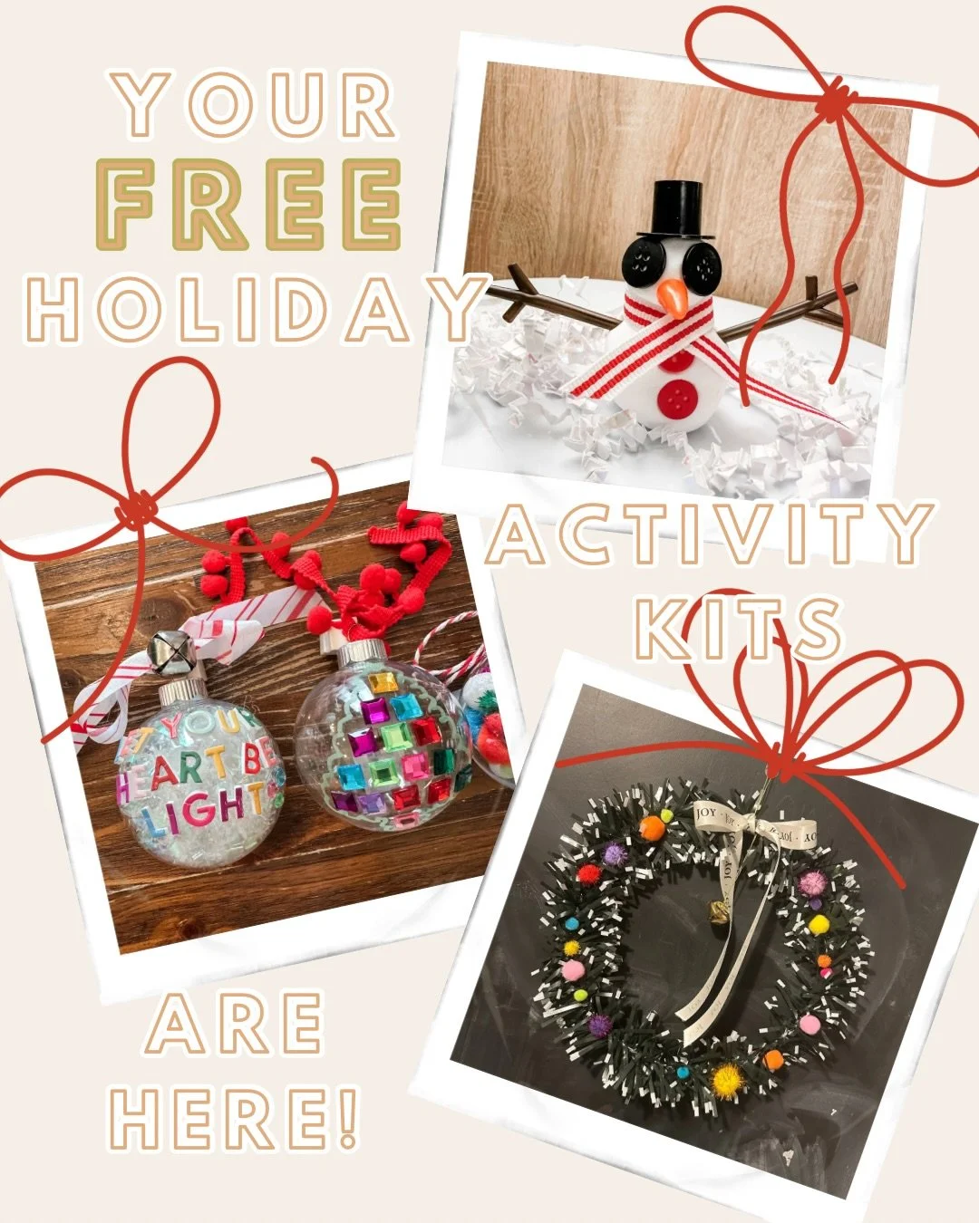 BLACK FRIDAY&ndash;CYBER MONDAY IS ON! 🚨🎁✨

And the free gifts this year?! ABSOLUTELY worth running to the link in bio:

✨ Spend $35+ on holiday items &rarr; get a FREE Make-a-Snowman Kit OR&hellip;
✨ Spend $50+ &rarr; get a FREE Ornament or Wreath