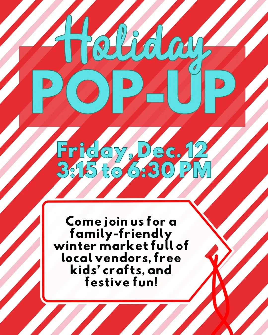 DENVER FRIENDS! If you need an after-school activity and a little holiday shopping + magic&hellip; I&rsquo;ve got you. 🎁✨

I&rsquo;ll be popping up at Isabella Bird&rsquo;s Winter Market this Friday with tons of festive goodies. Think: holiday activ