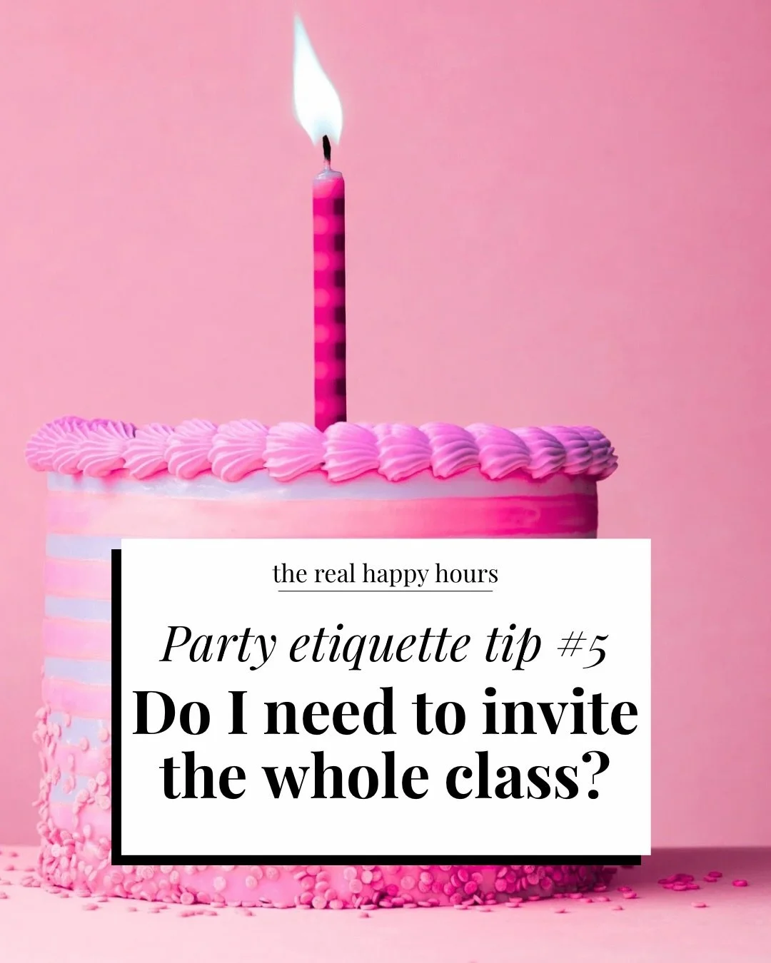 Class party invites can feel trickier than they should.

Parties should reflect your child&rsquo;s friendships, your budget, your space, and what feels manageable for your family.

For younger kids who don&rsquo;t really have a defined friend group y