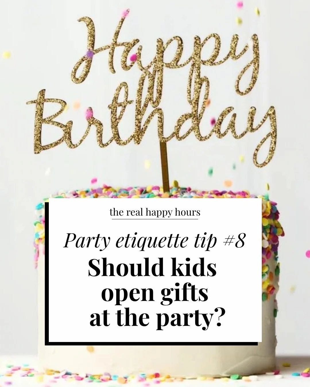 Opening gifts at birthday parties: love it or skip it?

Traditionally, it was part of the celebration. But these days&hellip; it really depends on the crowd.

You know your group best.

If some kids weren&rsquo;t able to bring gifts, opening them in 