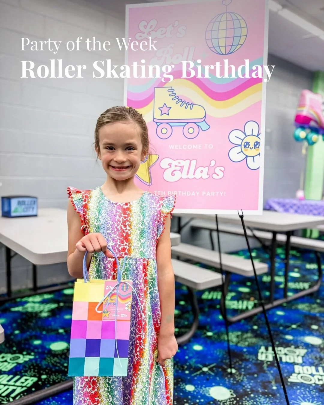 🛼✨ Party of the Week
 Roller Skating Birthday

When a repeat client (and friend) texted me, &ldquo;Ella wants a roller skating theme&hellip; legit don&rsquo;t know what that means,&rdquo; I immediately replied: &ldquo;I do.&rdquo; 😄

I swear Ella a
