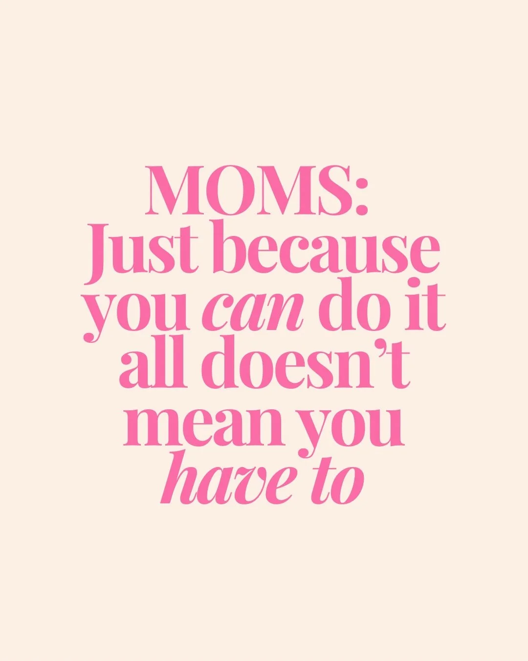 Just because we can do it all doesn&rsquo;t mean we have to. 💕

Some moms genuinely love planning every little party detail &mdash; the themes, the decor, the favors, the custom touches. And honestly? We get it. We love that stuff, too ✨

But many m