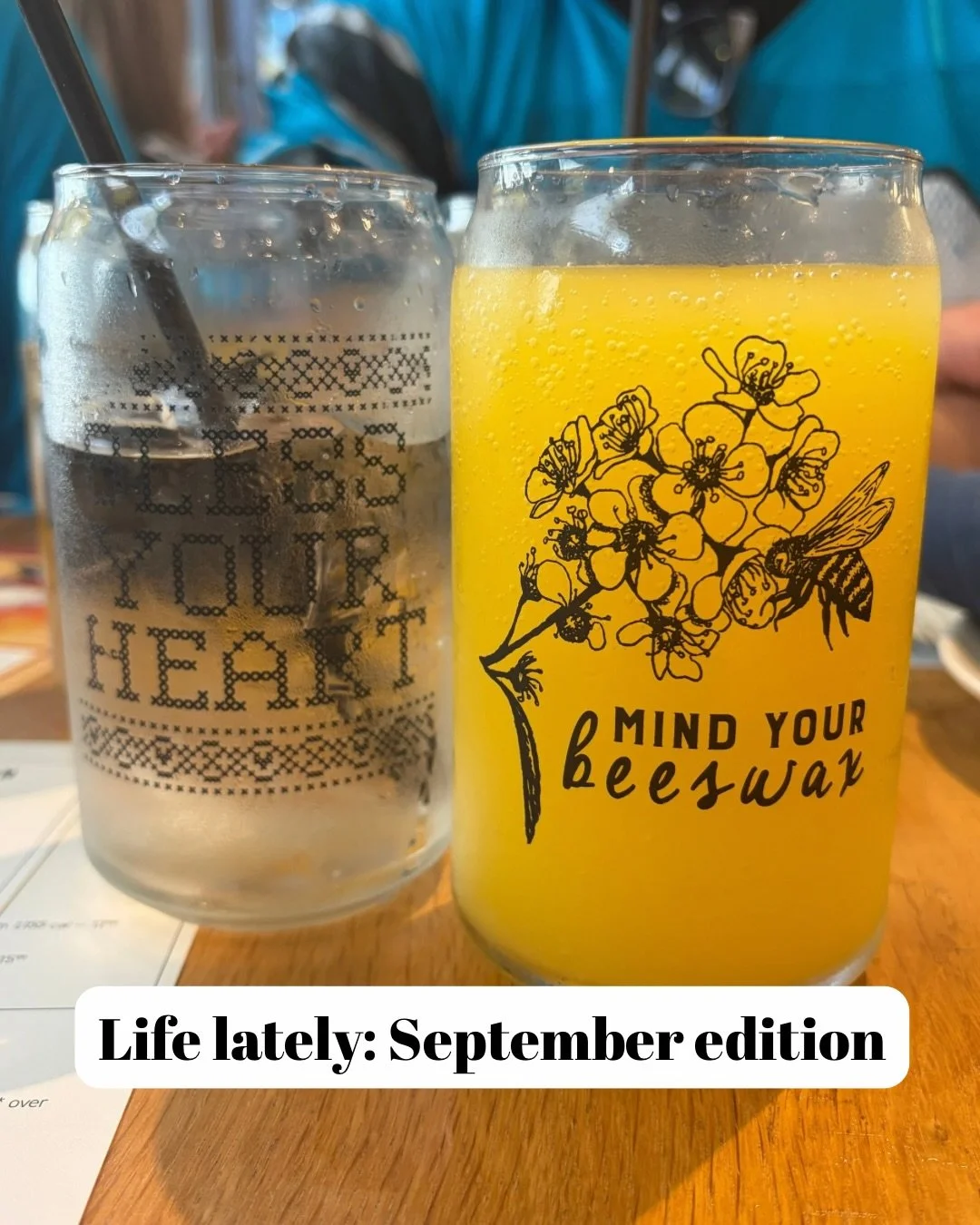 A glimpse of September: a little work, a little adventure, a lot of celebrating, and some of the real happy hours in between. 💕