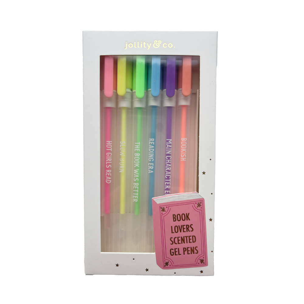 colorful gel pens for readers cute fun gift book club