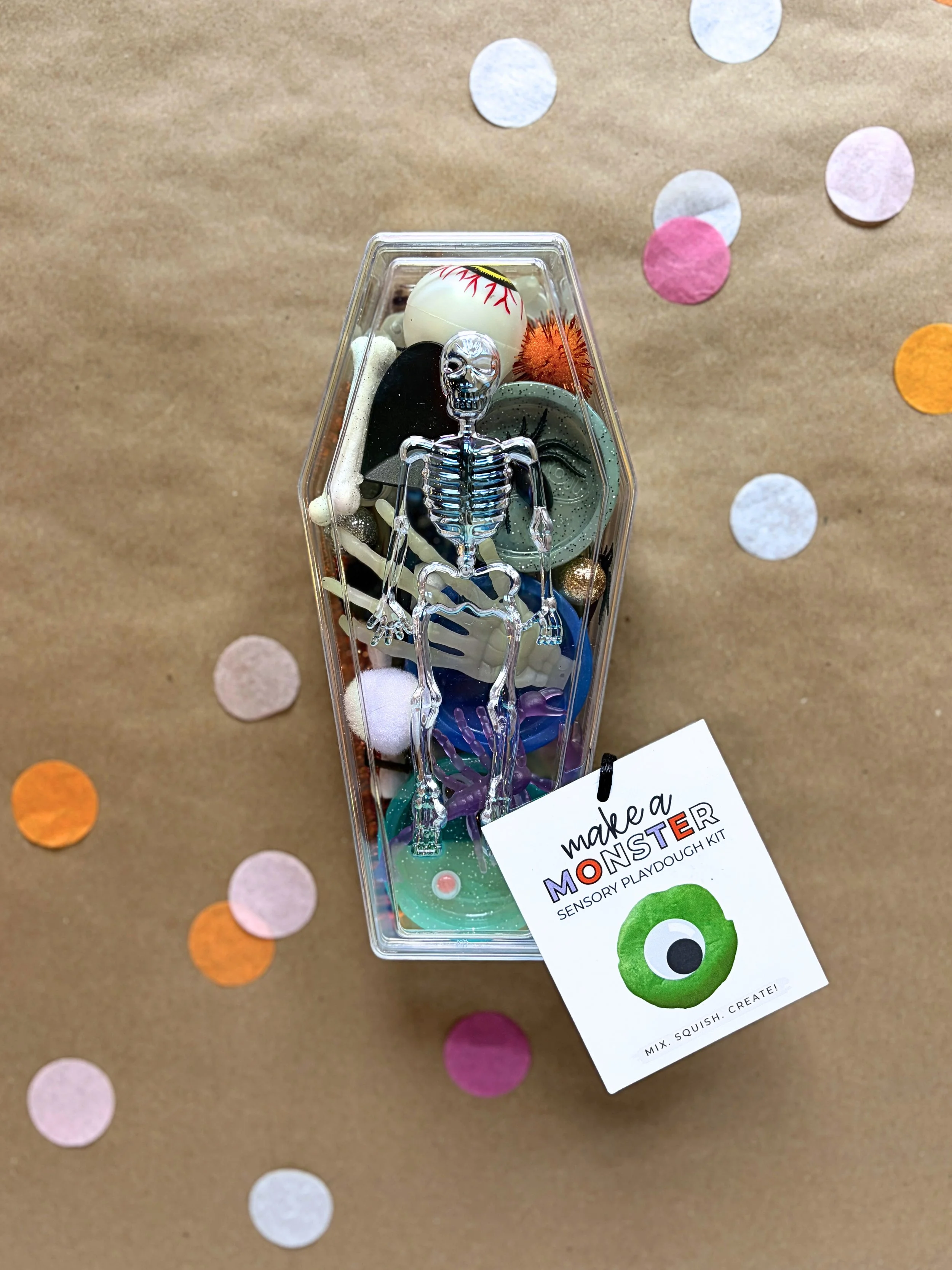 Make-a-Monster Sensory Playdough Kit