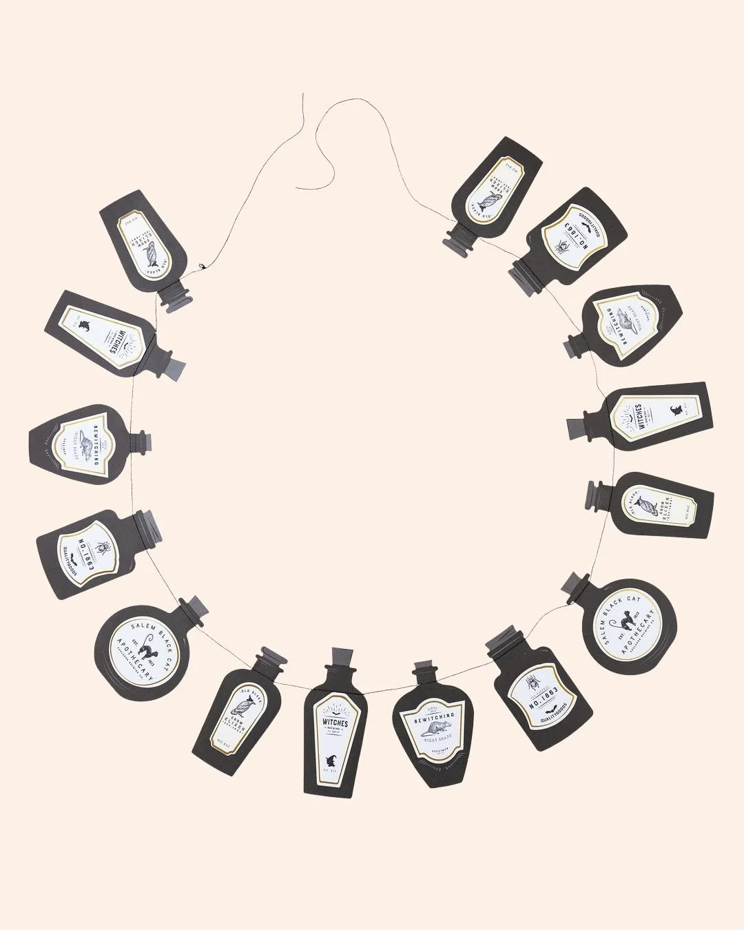 Salem Apothecary Potion Bottles Banner