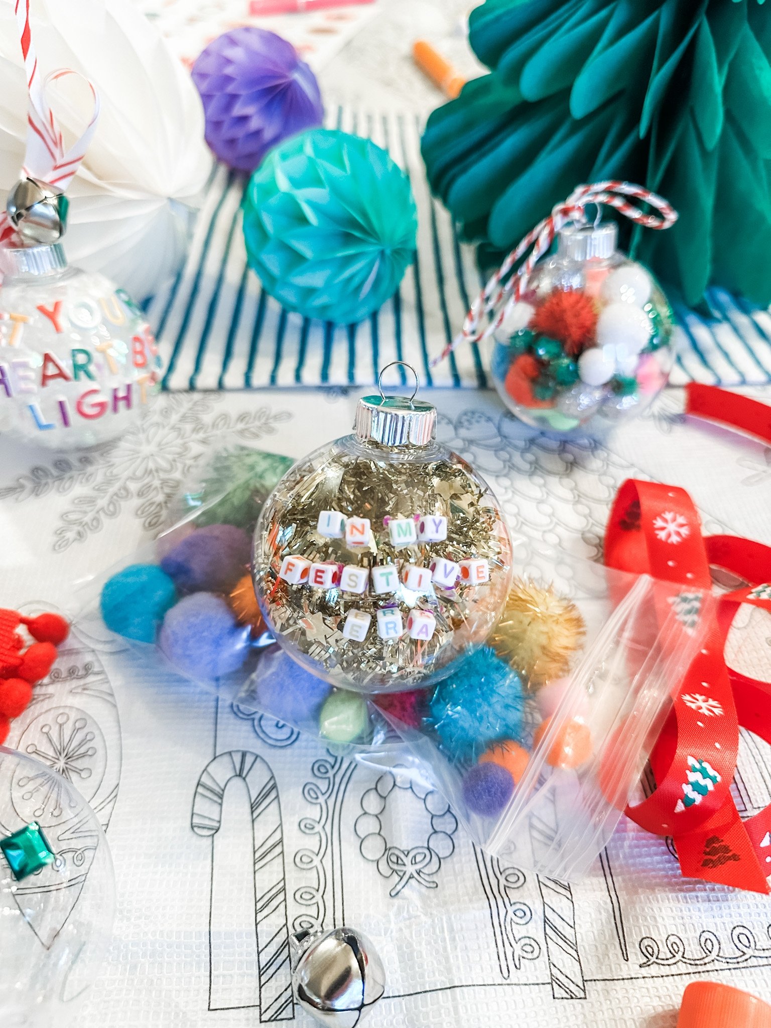 santa's helper kids' table all-in-one party-in-a-box kit bright and modern DIY ornament craft kit.jpg