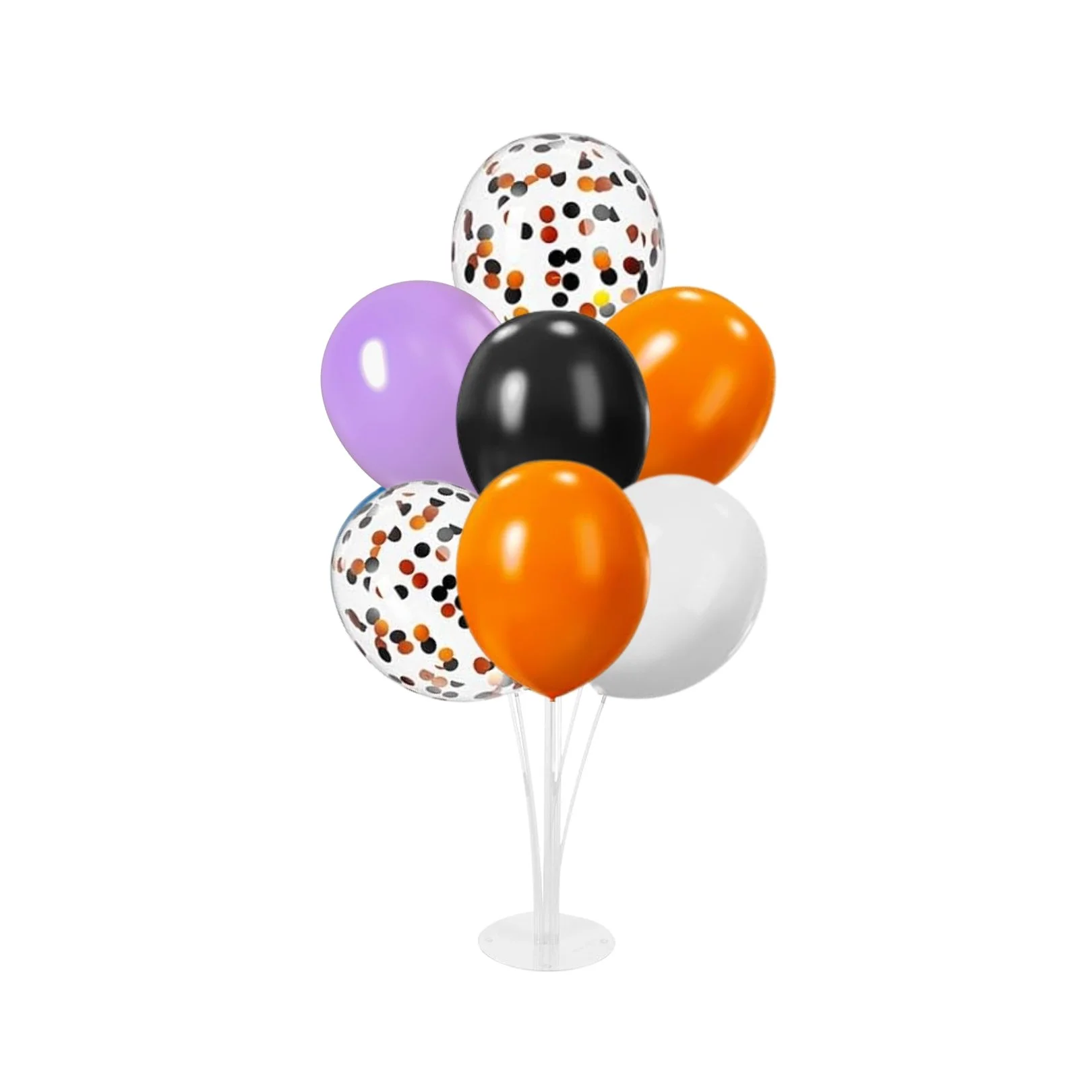 Boo Thang Halloween decor box_ custom orange, black, white, and confetti balloons and stand kit.jpg