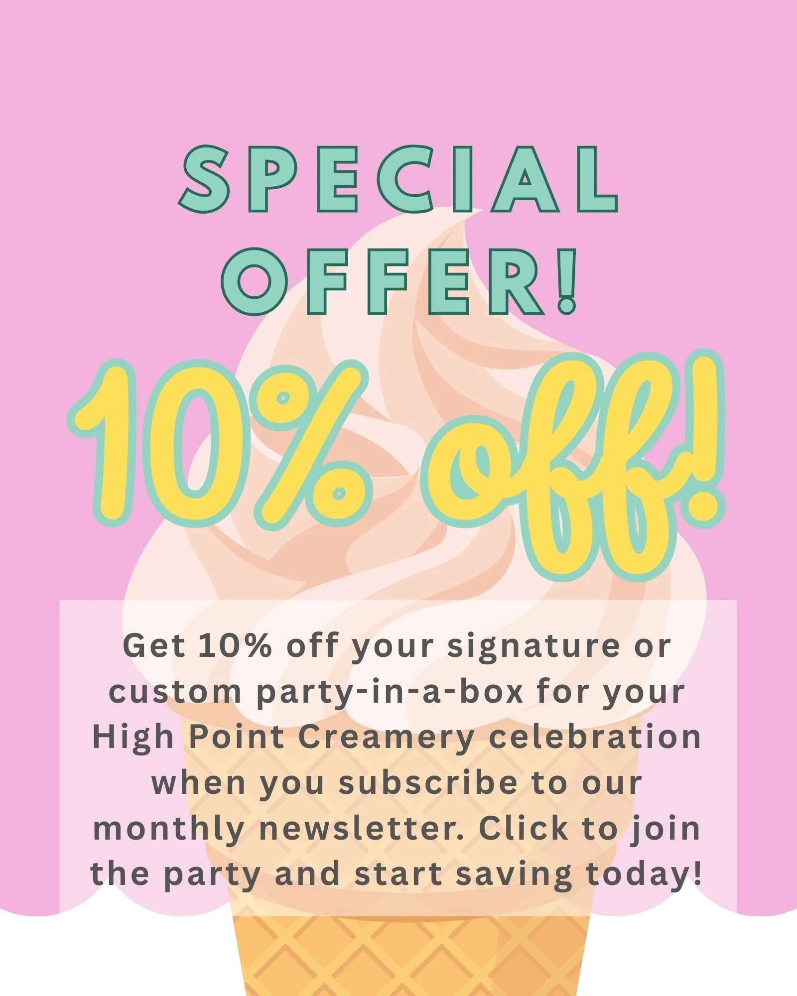 denver kids party venues high point creamery special party-in-a-box discount