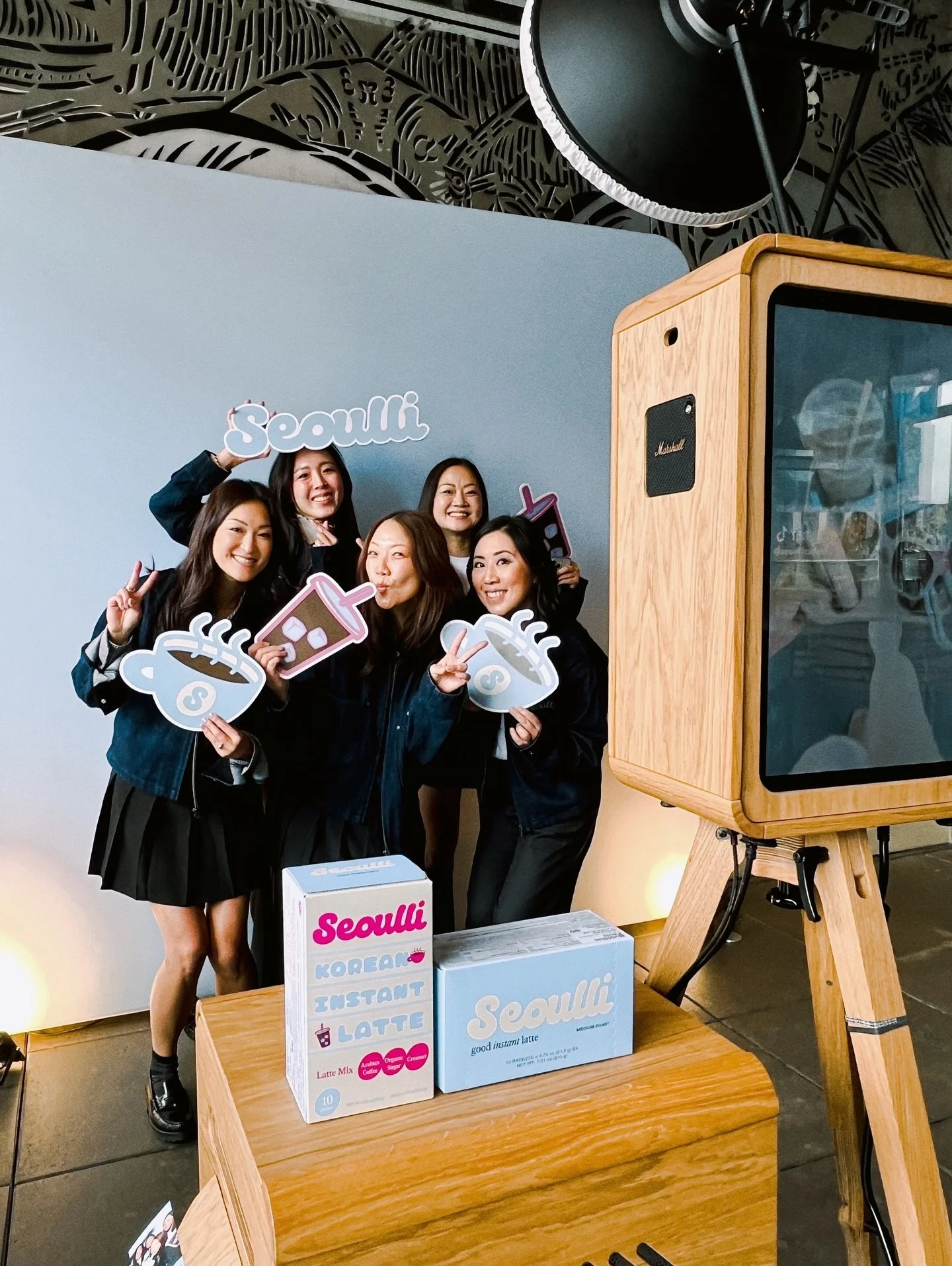 When luxury meets intention, a photo booth becomes something else entirely.
At Seoulli Coffee&rsquo;s event, every detail earned its place &mdash; the branded back screen, the custom props, the photo keychain keepsakes. Beautiful, yes. But also strat