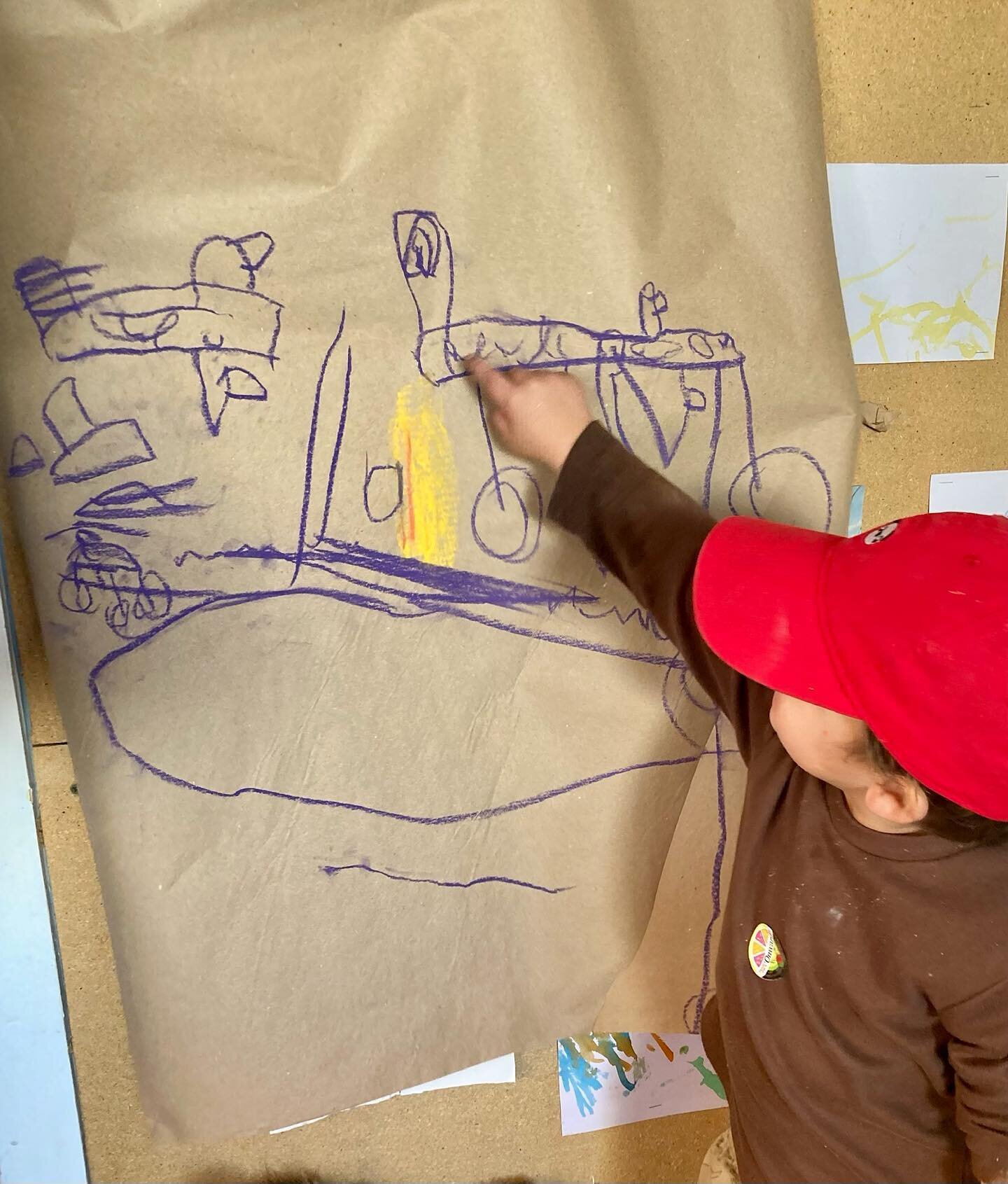 By age 4, children are starting to be able to do simple representational drawings. There is always variation within the age range, especially when you factor in a keen interest in airplanes. As a teacher, it&rsquo;s so fun to watch children begin to 