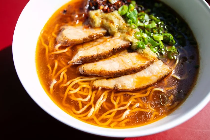 a bowl of ramen