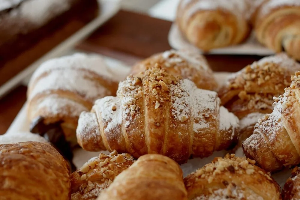 Lightning Coffee croissant in Arlington VA
