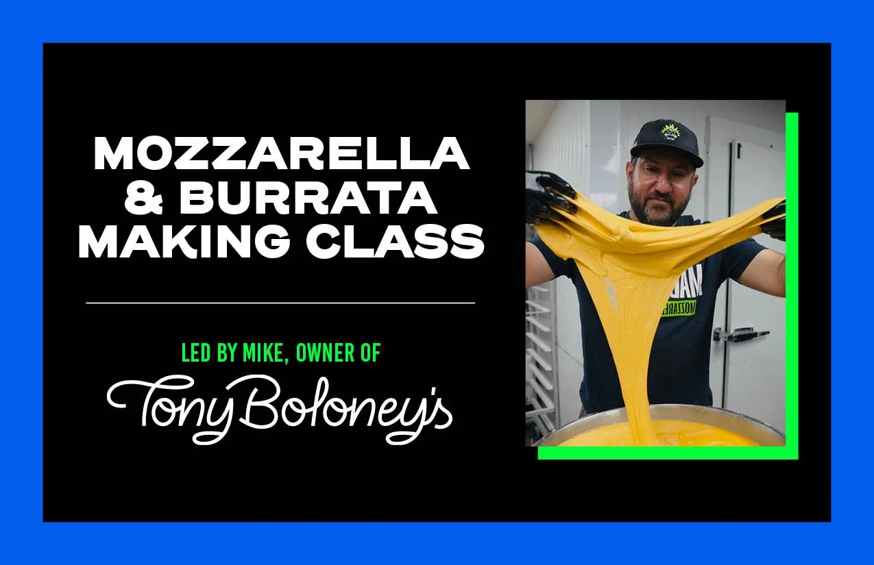 Culinary Class: Mozzarella &amp; Burrata Making