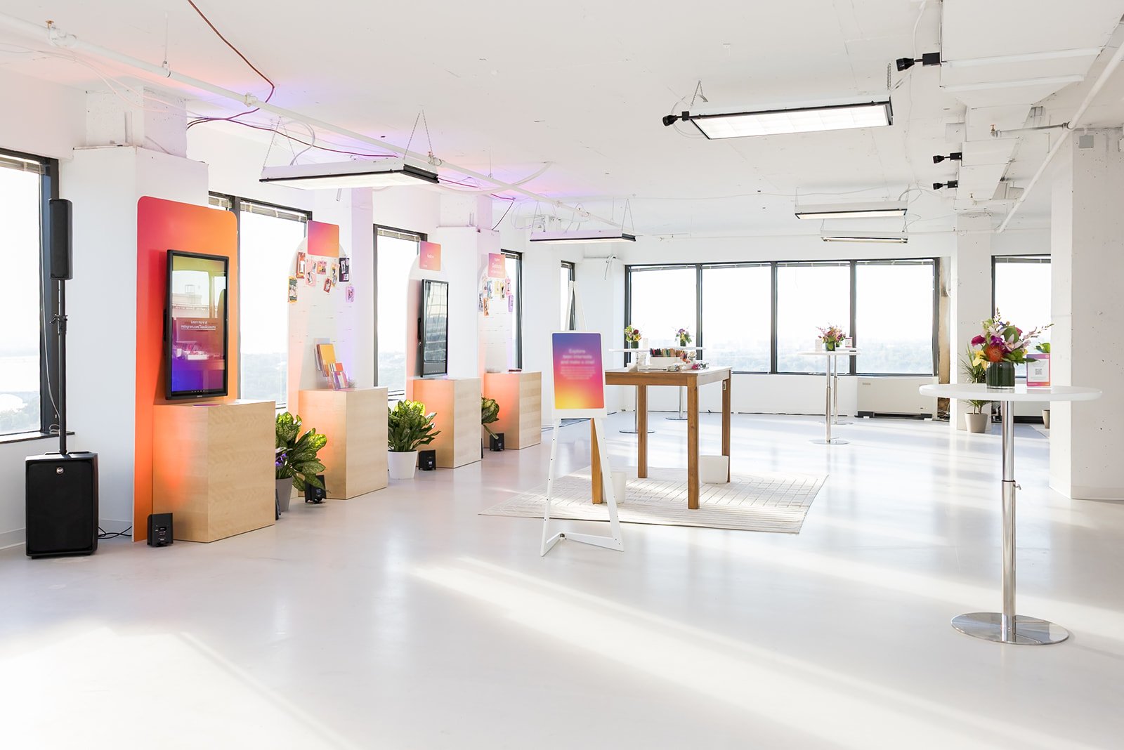 Bright modern event space in Arlington, VA