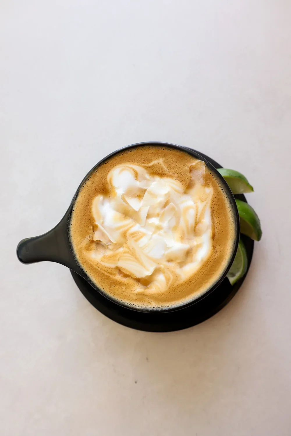 latte from Lightning coffee in Rosslyn Arlington VA