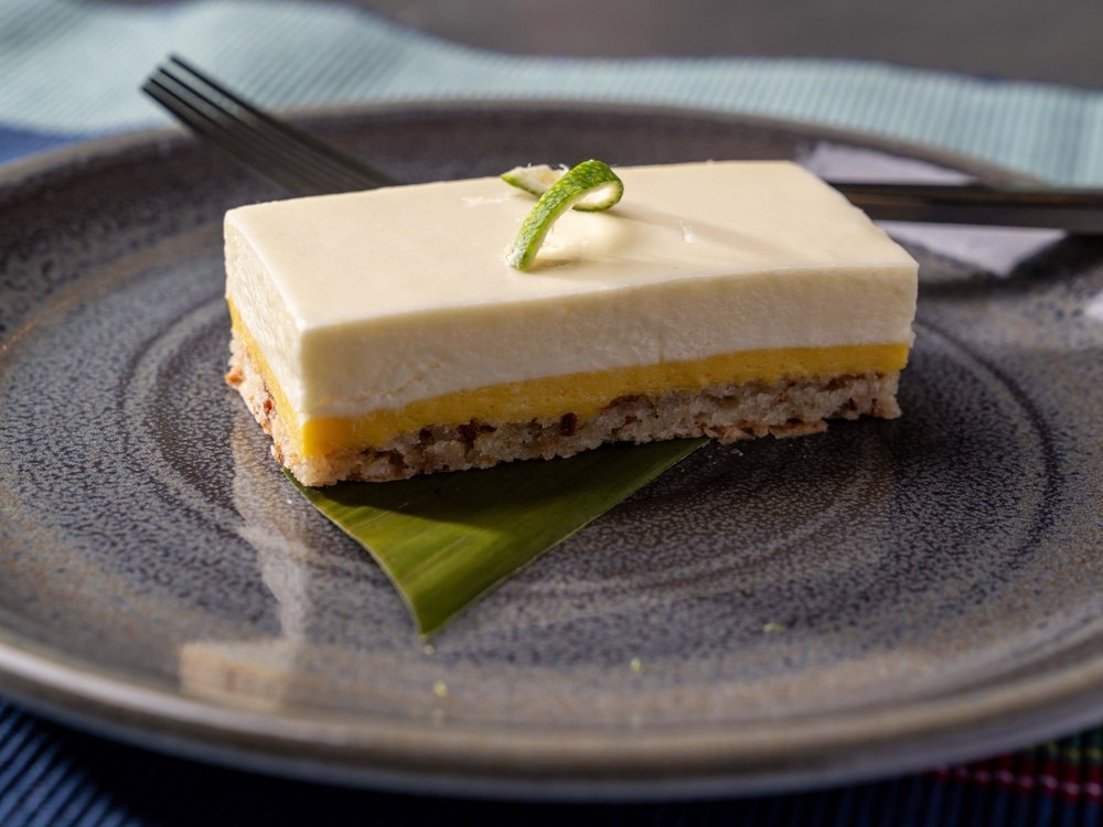 modern dessert at KAM & 46 in Rosslyn