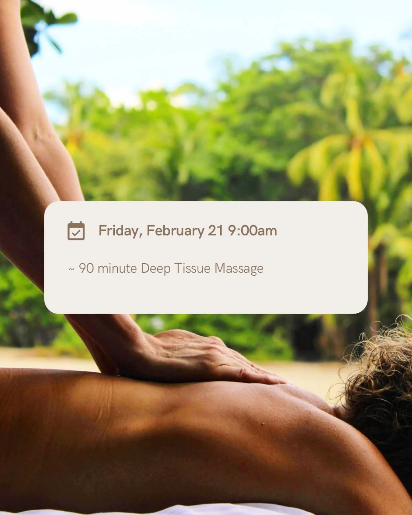 Here&rsquo;s your reminder to take care of yourself while visiting #manuelantoniocostarica 
#selfcare 
#massage 

DM us or WhatsApp the number in bio to book yours 🤍