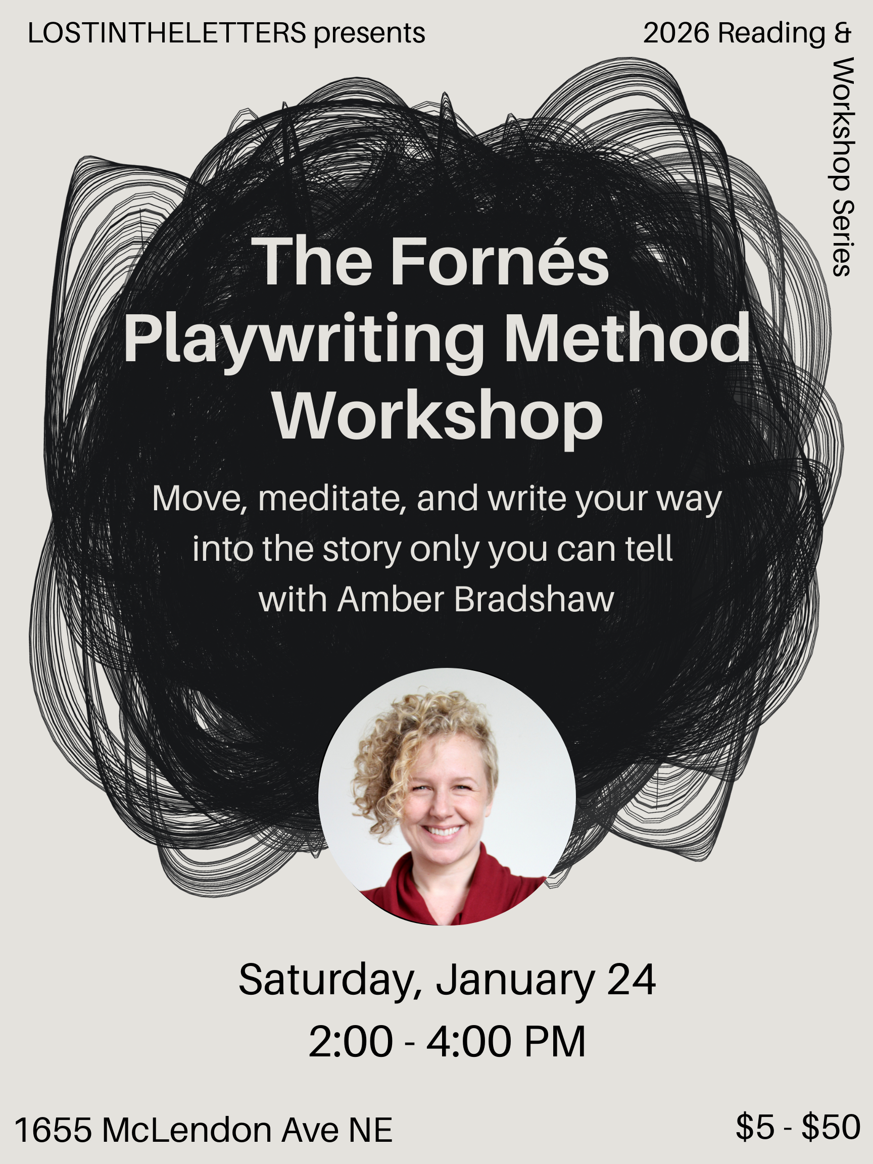 The Fornés Playwriting Method Workshop with Amber Bradshaw