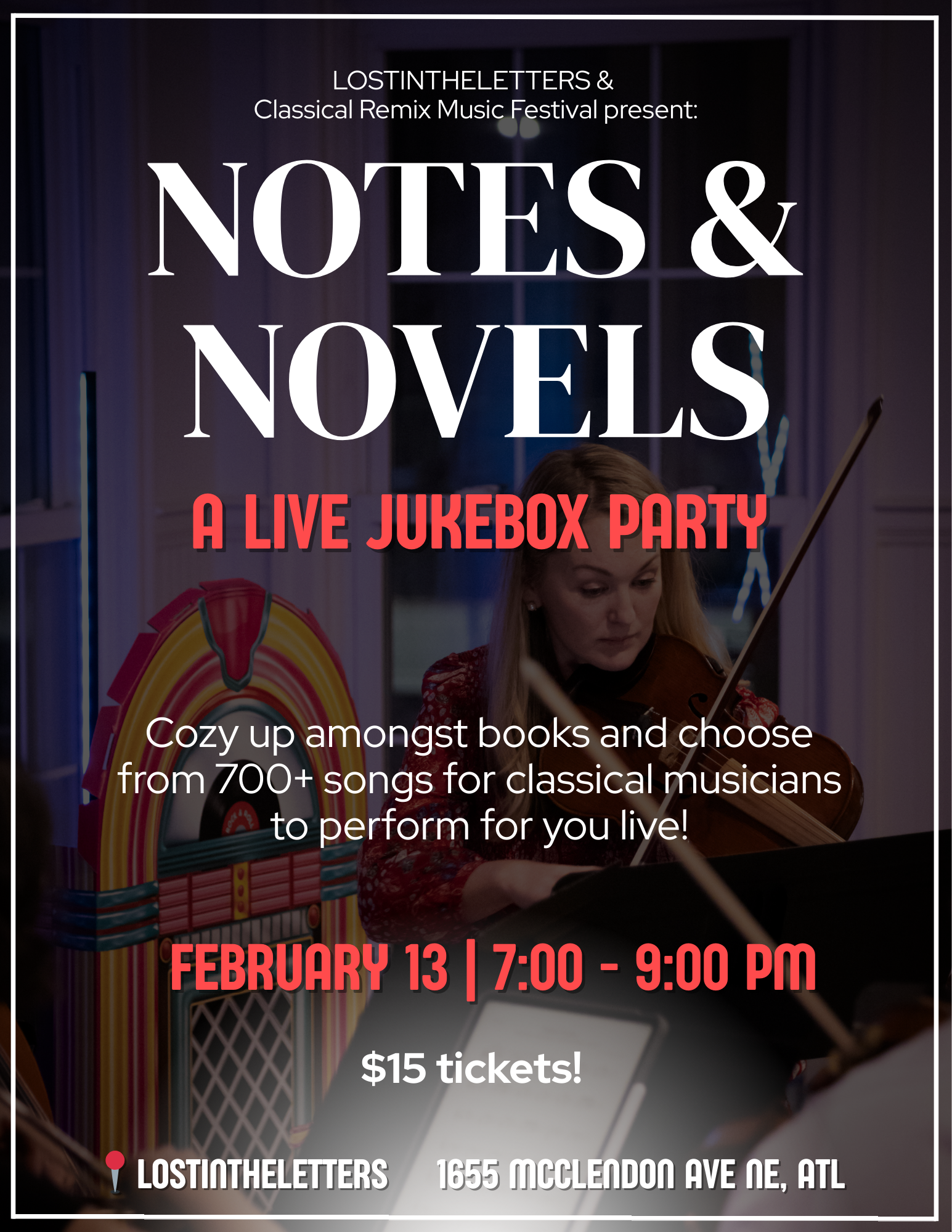 Notes & Novels: A Live Jukebox Party