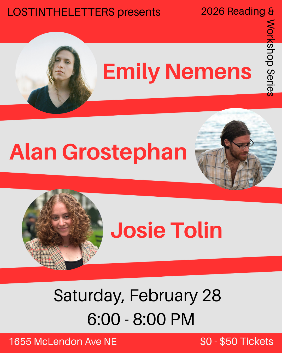 Emily Nemens, Alan Grostephan, & Josie Tolin