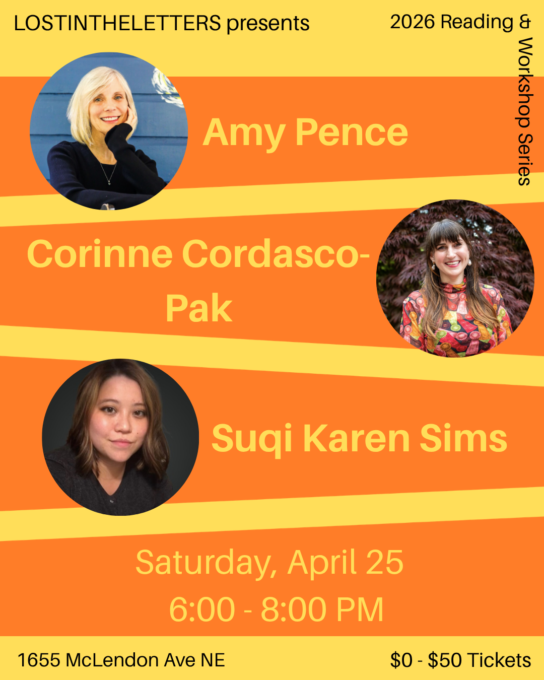 Amy Pence, Corinne Cordasco-Pak, Suqi Karen Sims