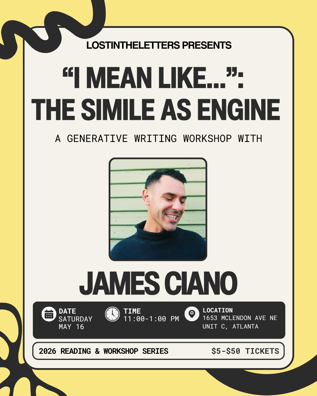 “I mean like…”: The Simile as Engine with James Ciano