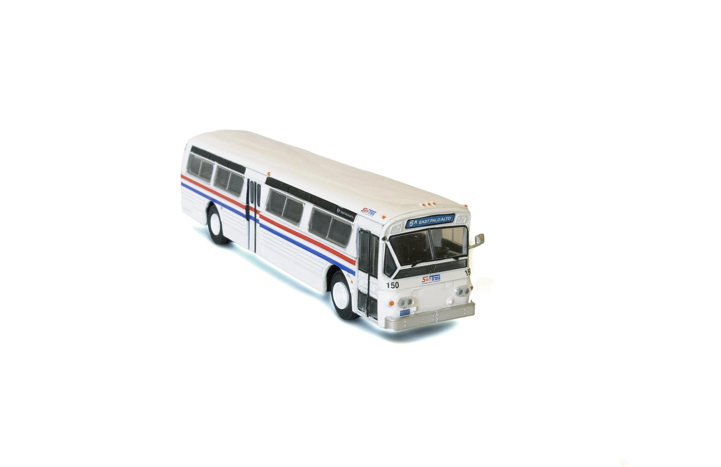 SamTrans Die-Cast Bus angular view