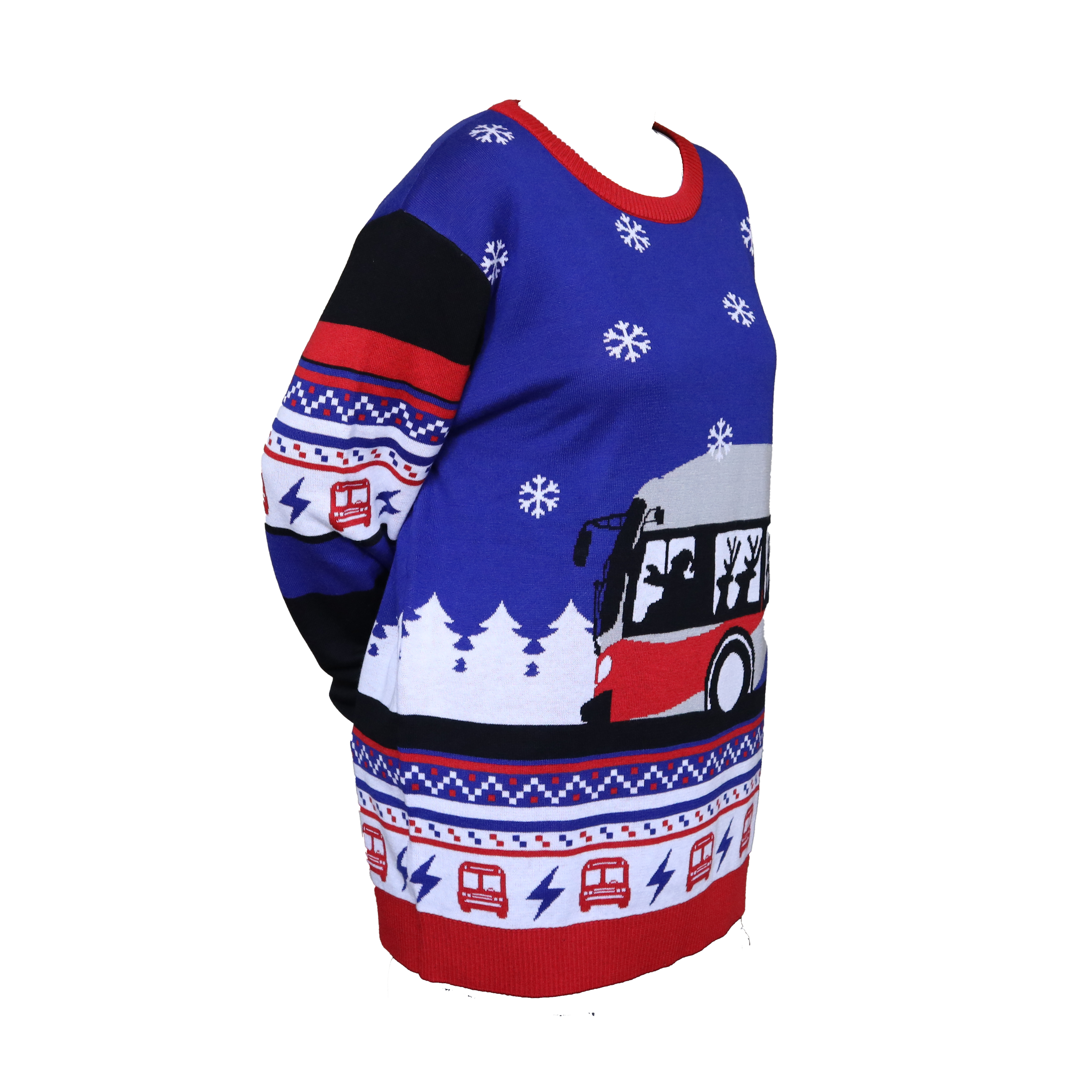 SamTrans Holiday Sweater 2024 Side