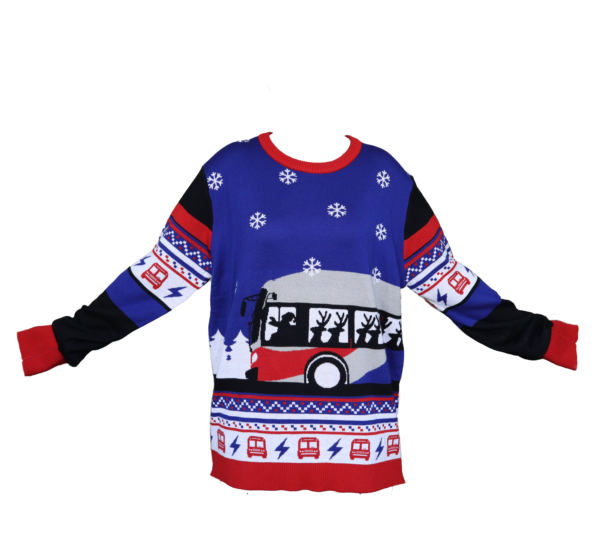 SamTrans Holiday Sweater 2024