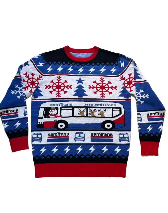 SamTrans 2025 Holiday Sweater