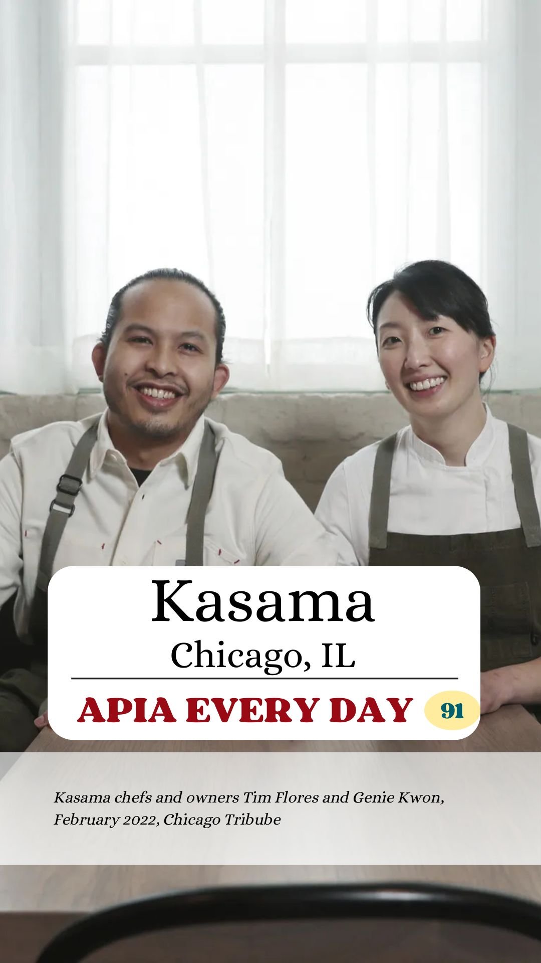 Day 91: Kasama, Chicago, Illinois