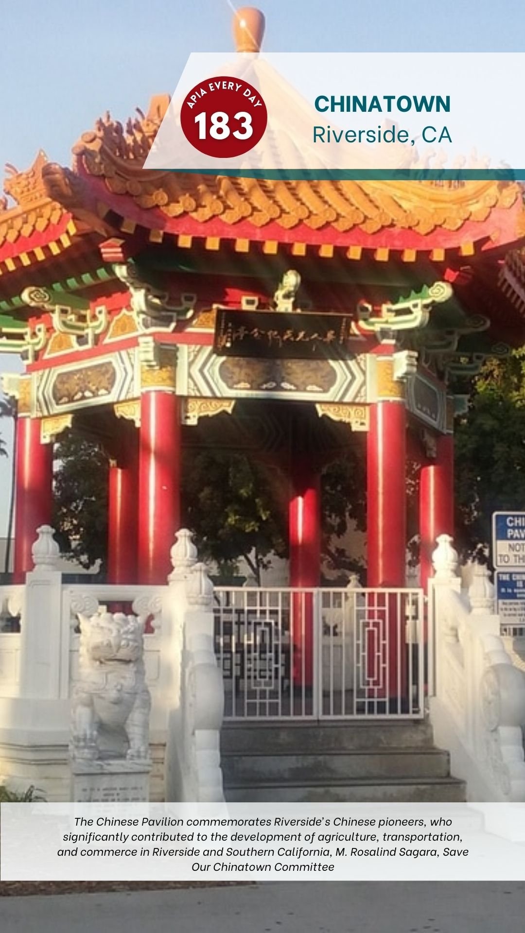 Day 183: Riverside Chinatown, California