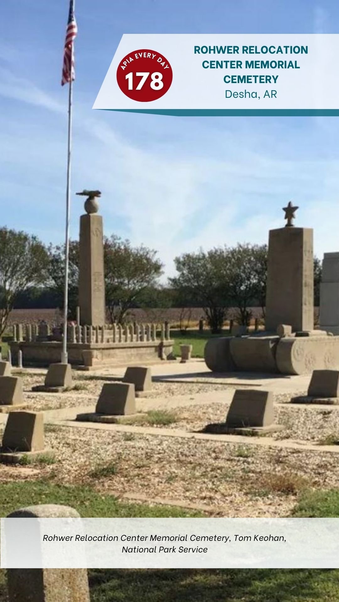 Day 178: Rohwer Relocation Center Memorial Cemetery, Desha, Arkansas