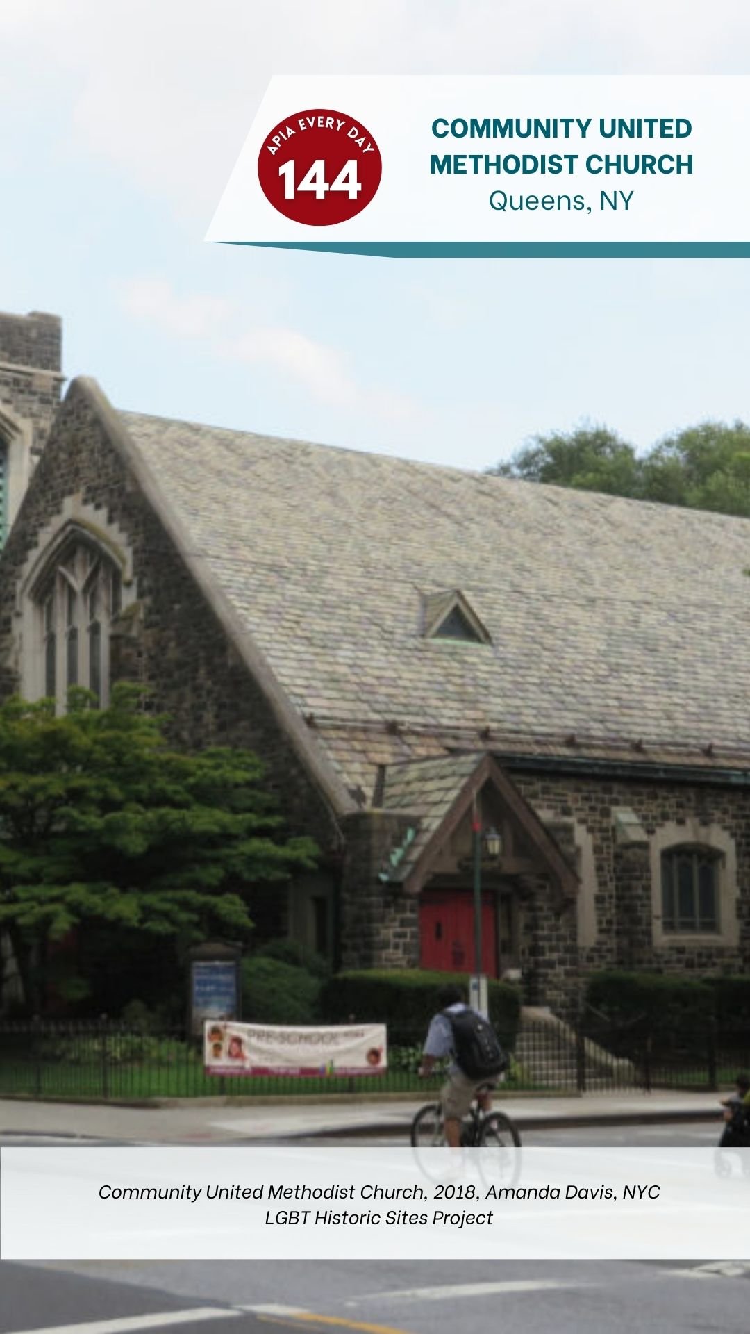 Day 144: Community United Methodist Church, Queens, New York