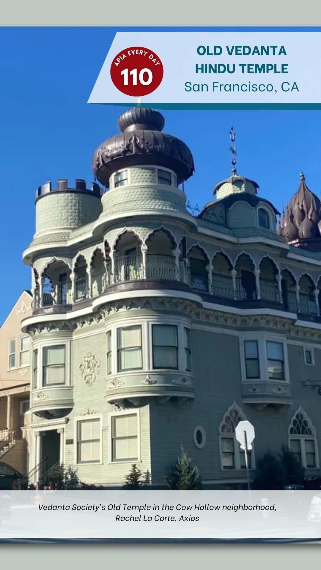 Day 110: Old Vedanta Hindu Temple, San Francisco, California