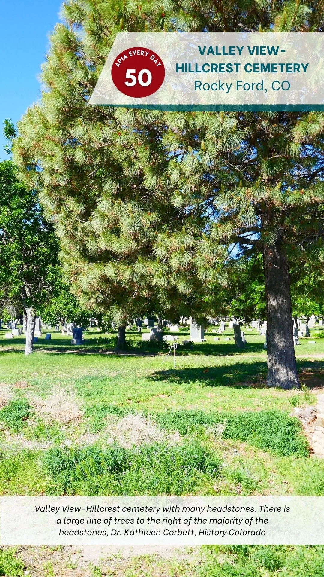 Day 50: Valley View-Hillcrest Cemetery, Rocky Ford, Colorado