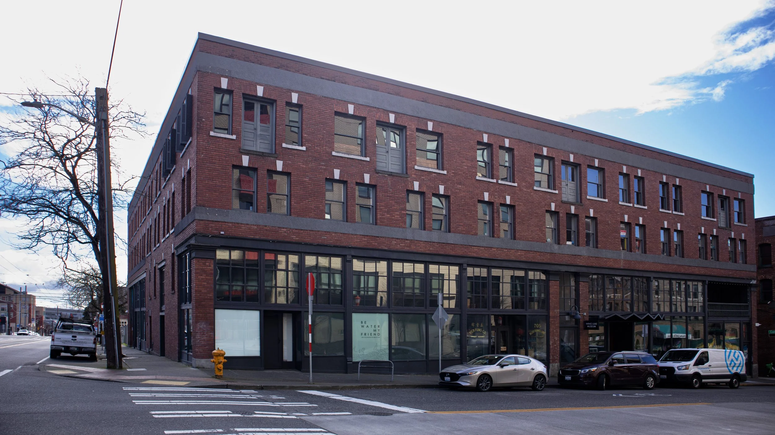 East Kong Yick Building (Wing Luke Museum), Chinatown-International District, Seattle. Photo by Yuyan Wu, March 18, 2026.
