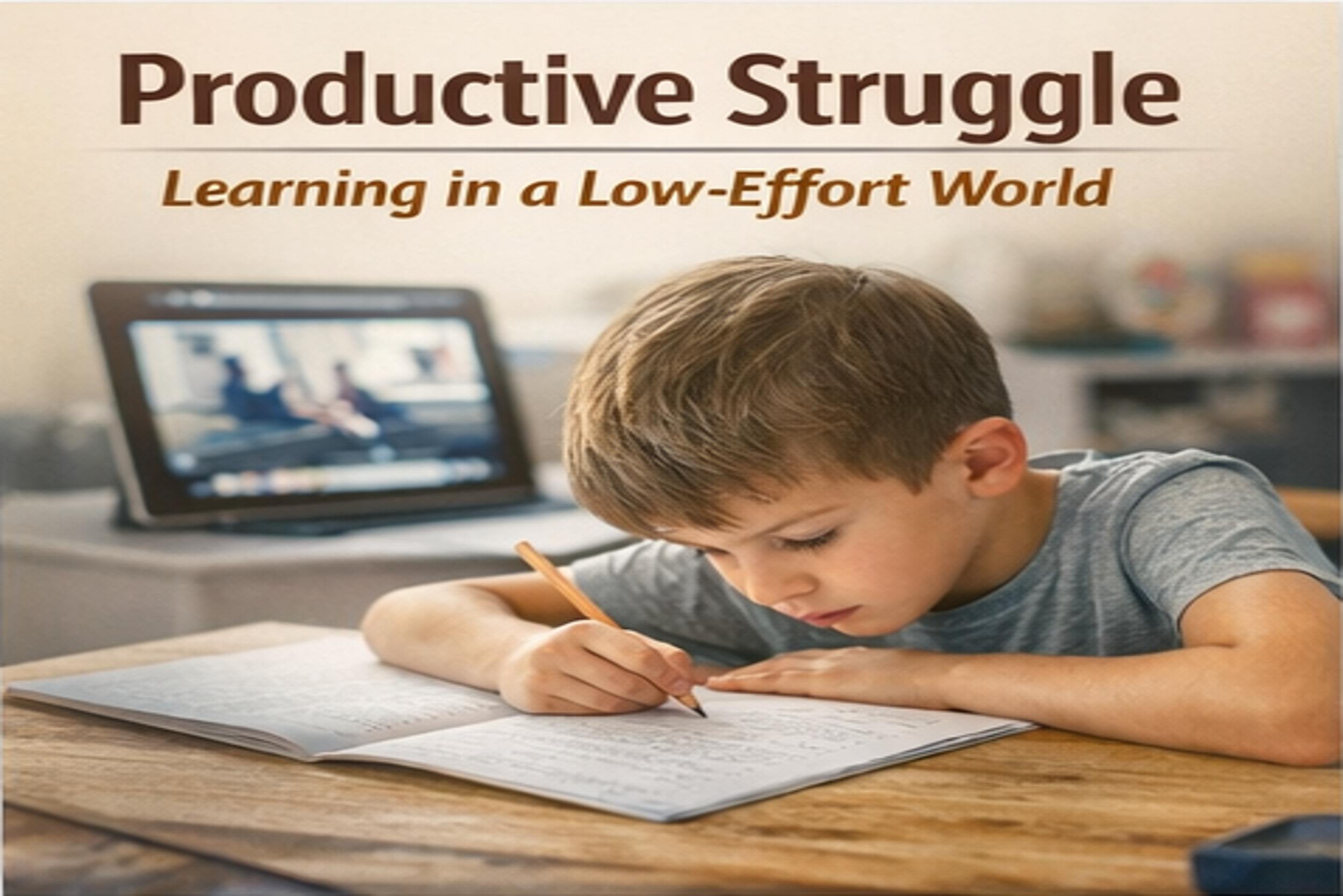 Part 2: Productive Struggle: The goal is not to reduce Cognitive Load