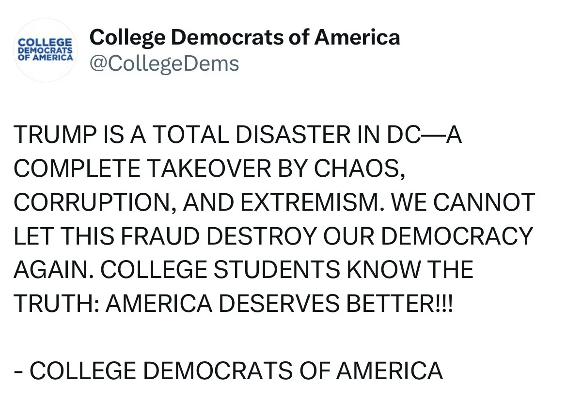Put this on TruthSocial, Donnie.