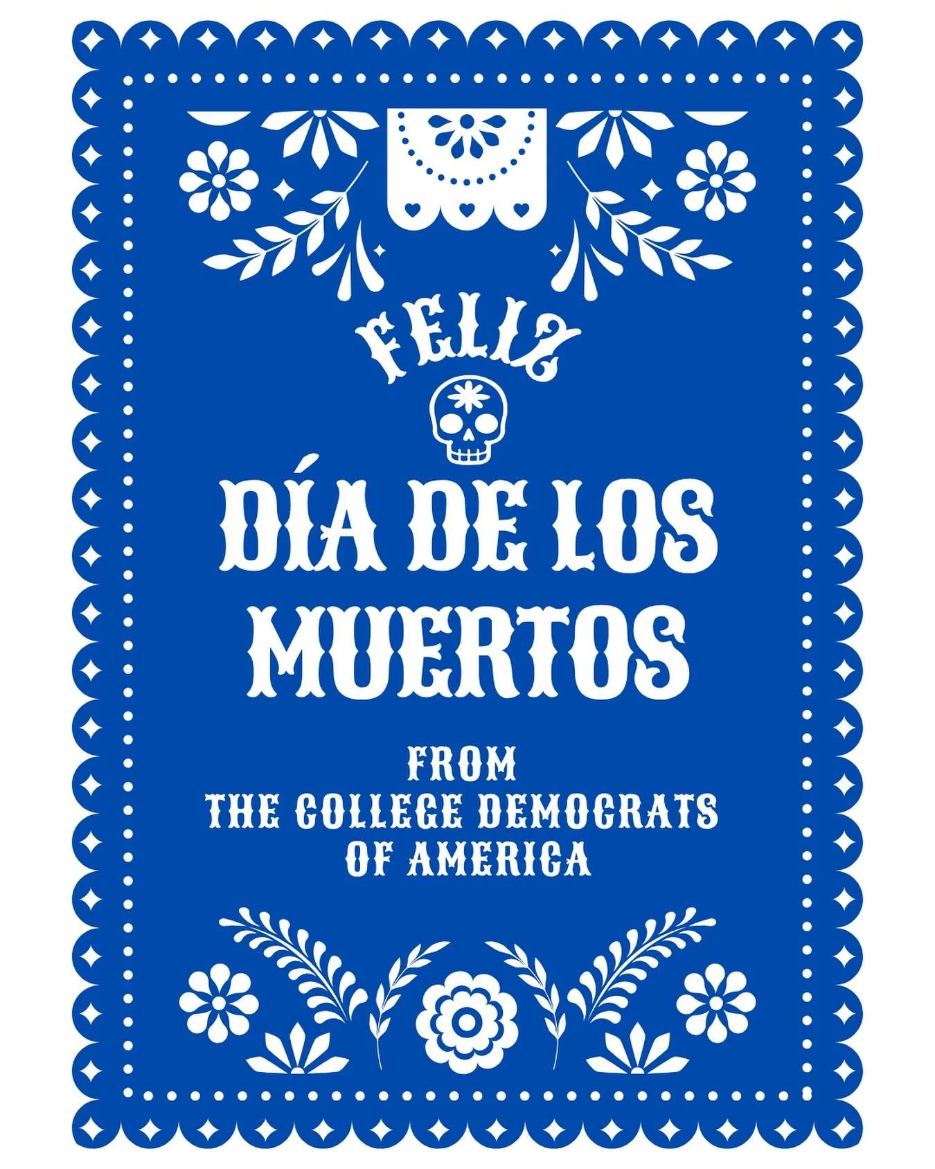 &iexcl;Happy D&iacute;a de los Muertos! Celebrated annually on November 1st and 2nd, this Mexican holiday honors deceased loved ones. May the Day of the Dead remind us to cherish every moment with the people we love. 🤍