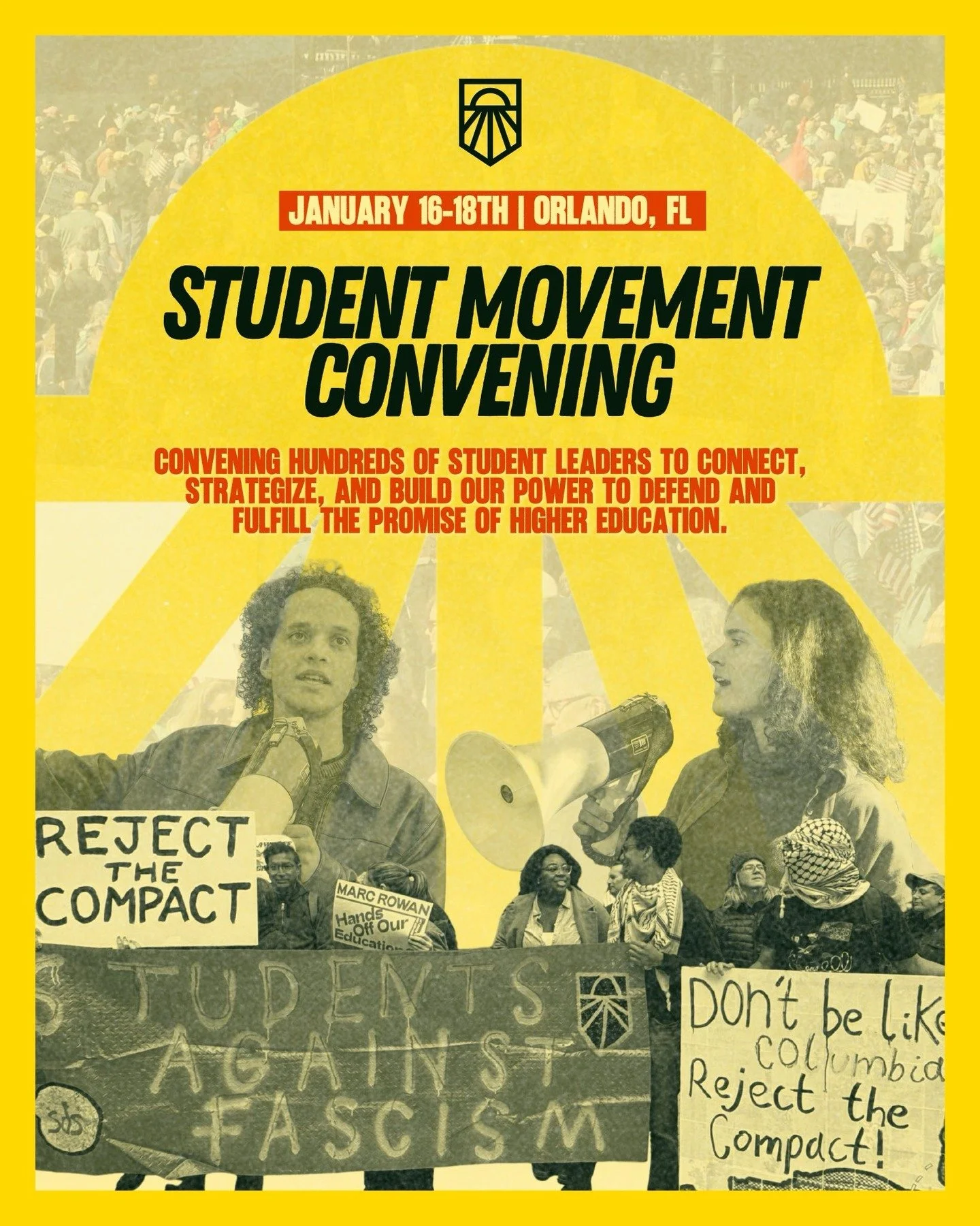 Join fellow student organizers in Orlando from January 16th- 18th! Apply with the link in our bio - the deadline for all-costs-covered admission is December 19th, and the final deadline is January 9th!